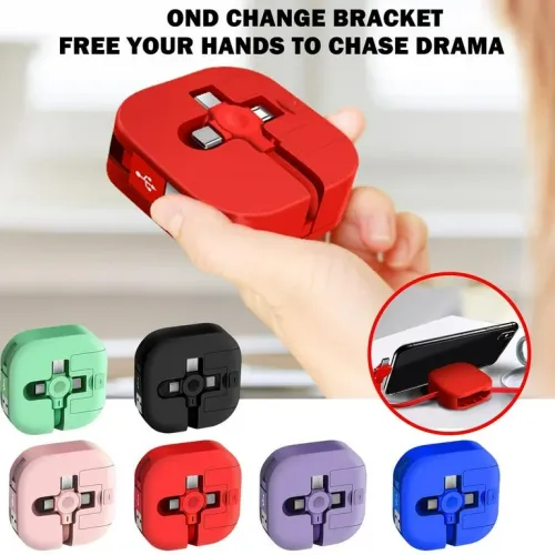 Runaway Multifonksiyon Şarj Standi 3'Ü 1 Arada 3A Hizli Şarj 1M Geri Çeki Runaway Multifonksiyon Şarj Standi 3'Ü 1 Arada 3A Hizli Şarj 1M Geri Çeki