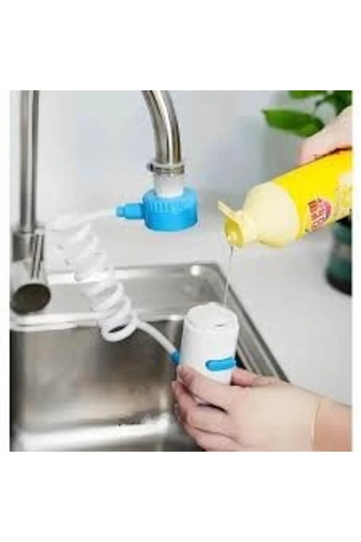 Multifonksiyonel Musluk Uzatıcı Ve Sabun Dispenseri Multifonksiyonel Musluk Uzatıcı Ve Sabun Dispenseri - Görsel 4