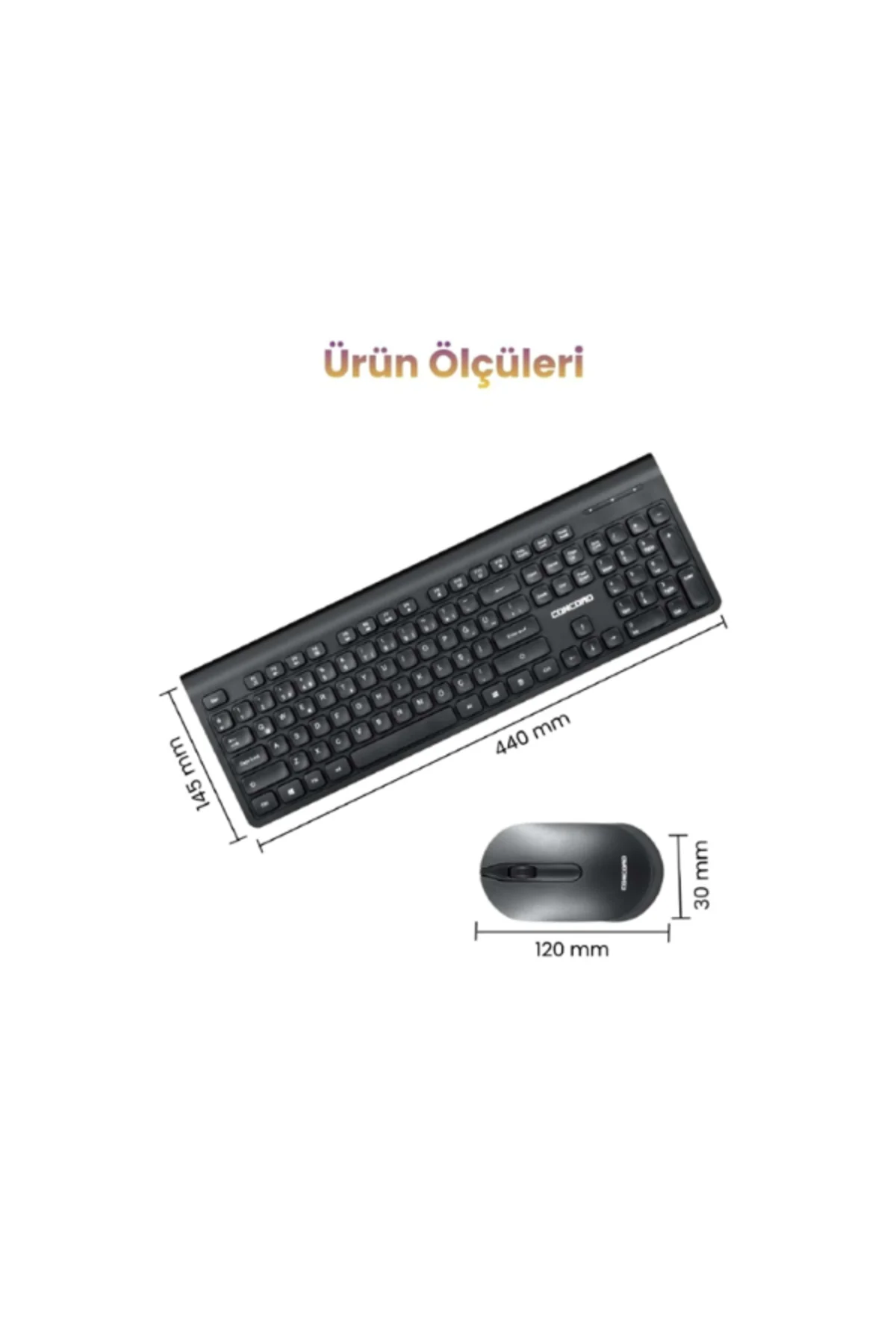 Multimedya Q Klavye Ve Mouse Seti