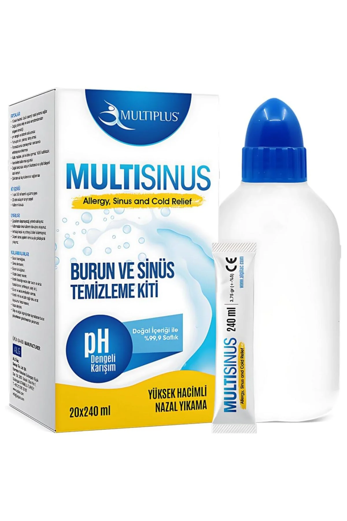 Multisinus Burun Ve Sinüs Temizleme Kiti X 20 Saşe