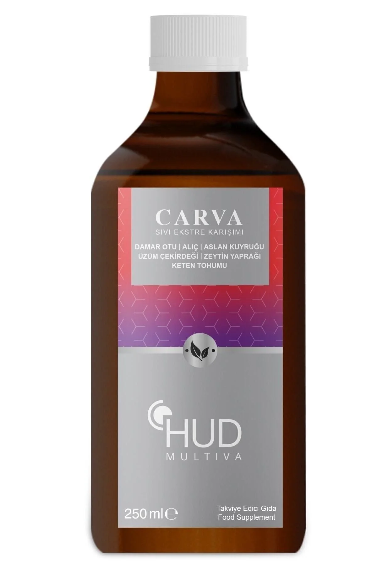 Multiva Carva / Alıç, Üzüm Çekirdeği, Damar Otu, Keten Tohumu Takviye Edici Gıda 250 ml