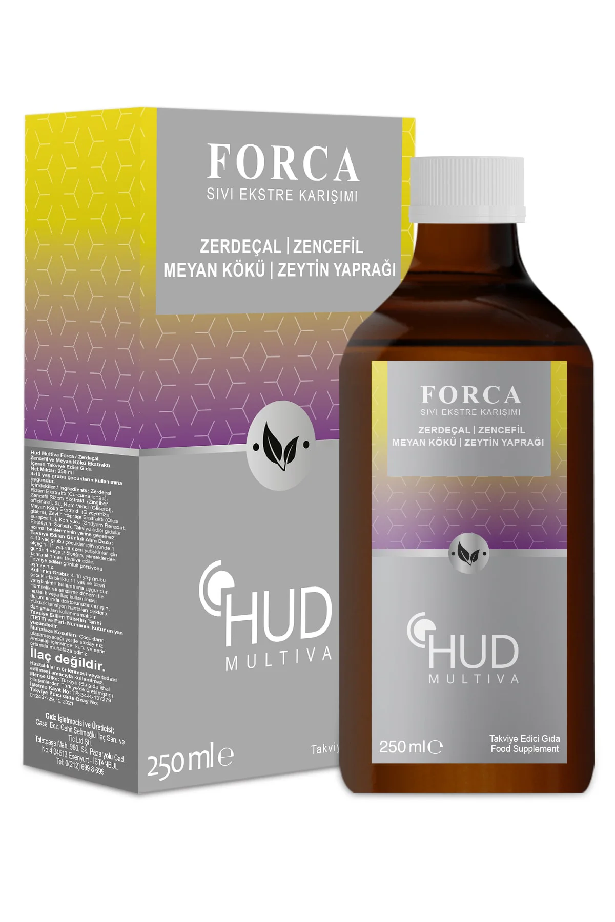Multiva Forca Sıvı Ekstre Karışımı 250 Ml