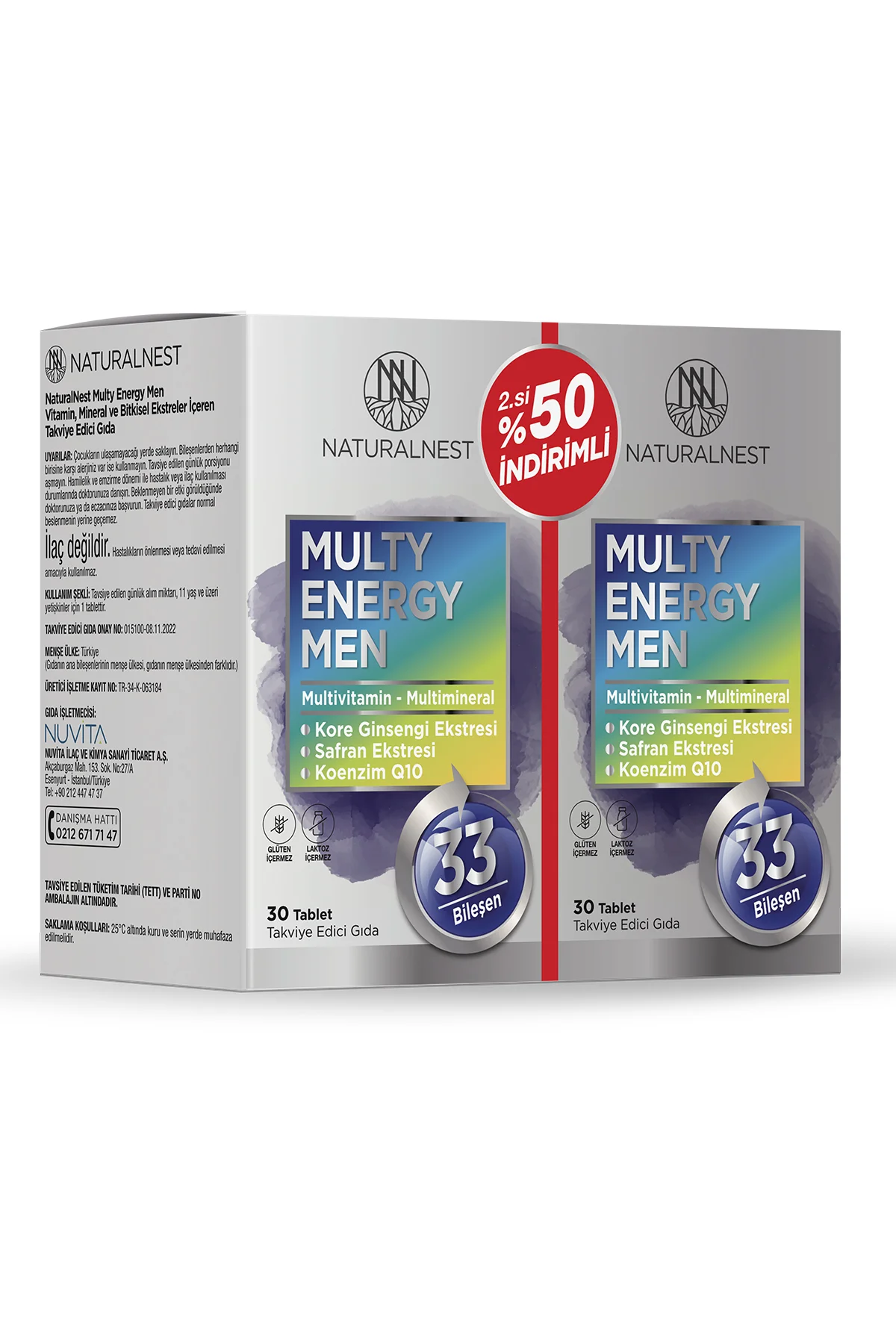 Multivitamin Men 30 Tablet Alana 2.si %50