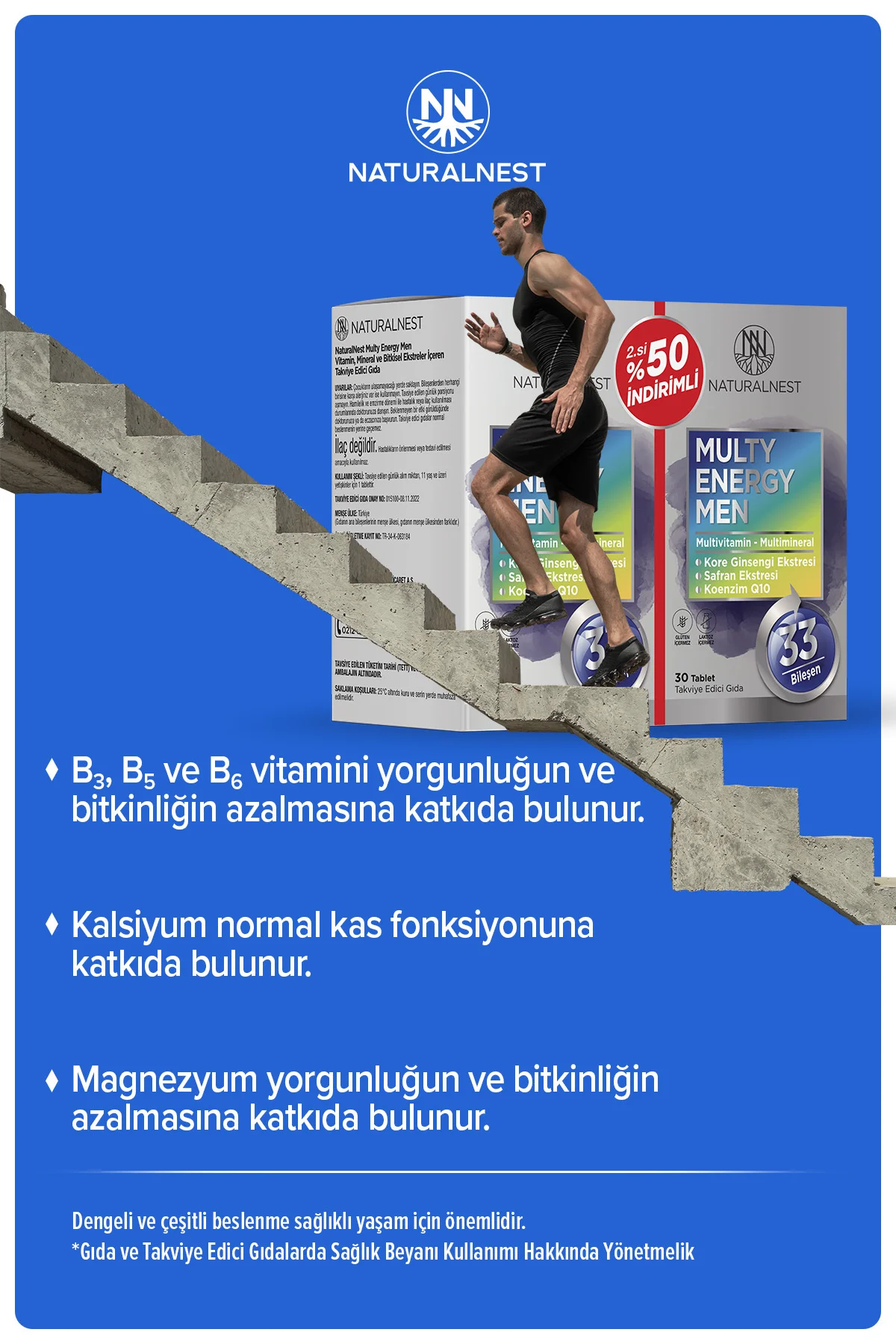 Multivitamin Men 30 Tablet Alana 2.si %50