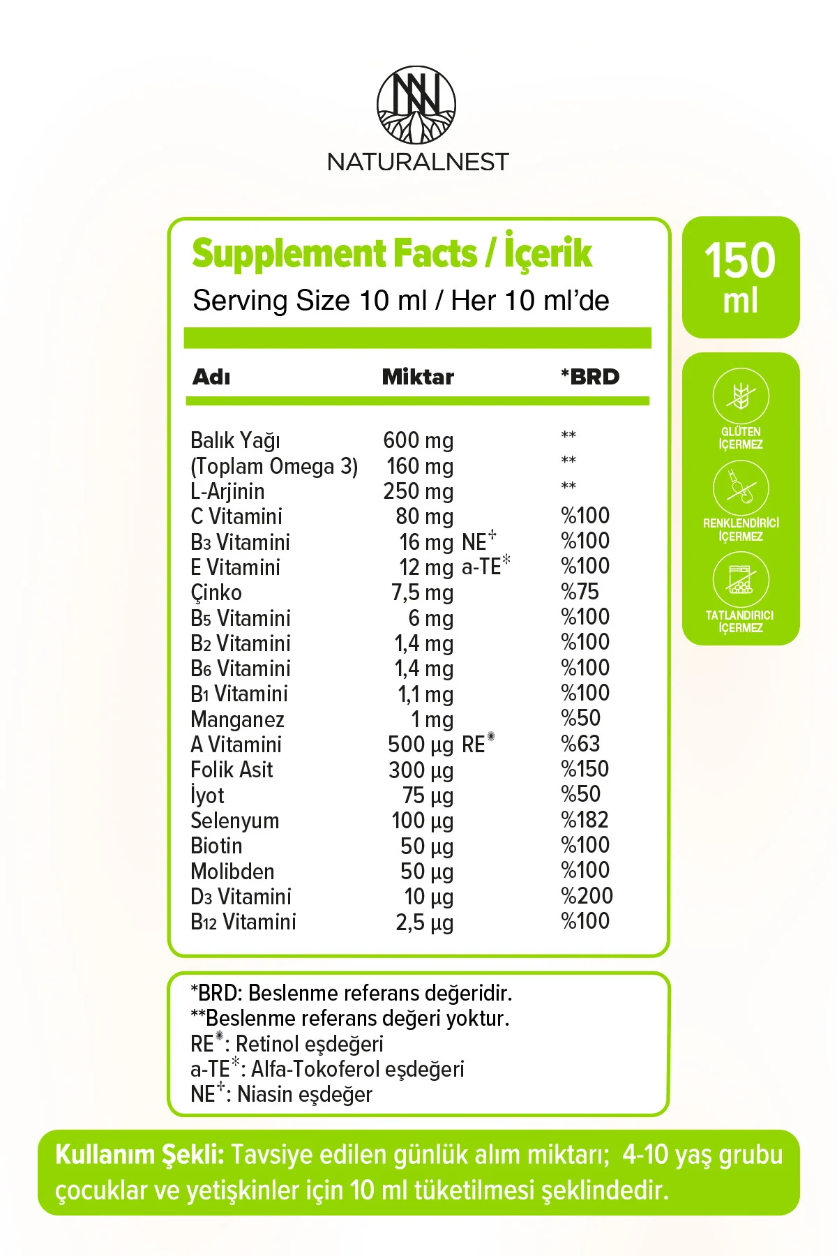 Multy Balık Yağı Şurup 150 ml — Multivitamin Mineral