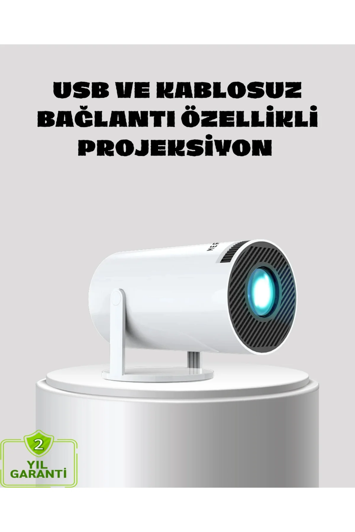 Mulvxkrg Krg02 Kablosuz Bağlantılı Full Hd Ev Sinema Projeksiyonu 160 Ansı Lümen (Mulvix)