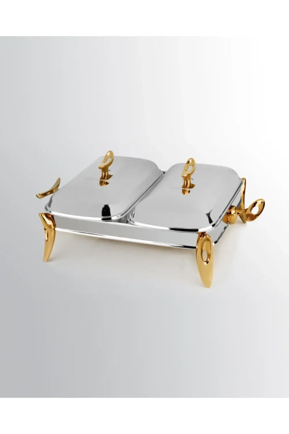 MUM ISITICILI İKİ BÖLMELİ DİKDÖRTGEN SERVİS SETİ