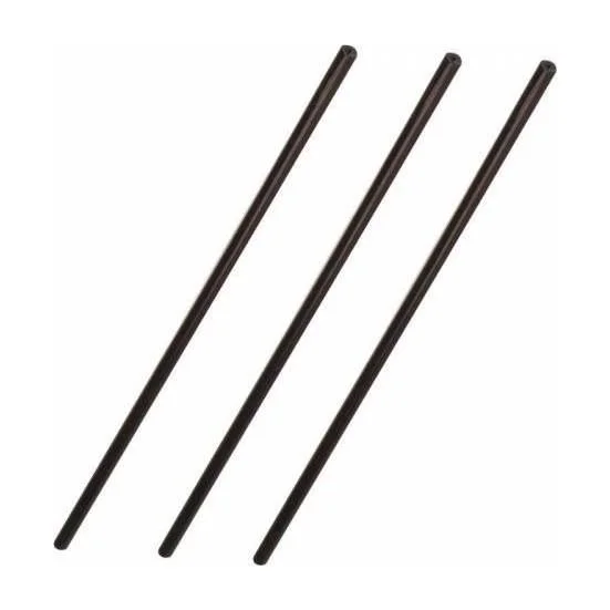 Mum Sıcak  Siyah 6,2 mm  30 Cm 3 Adet