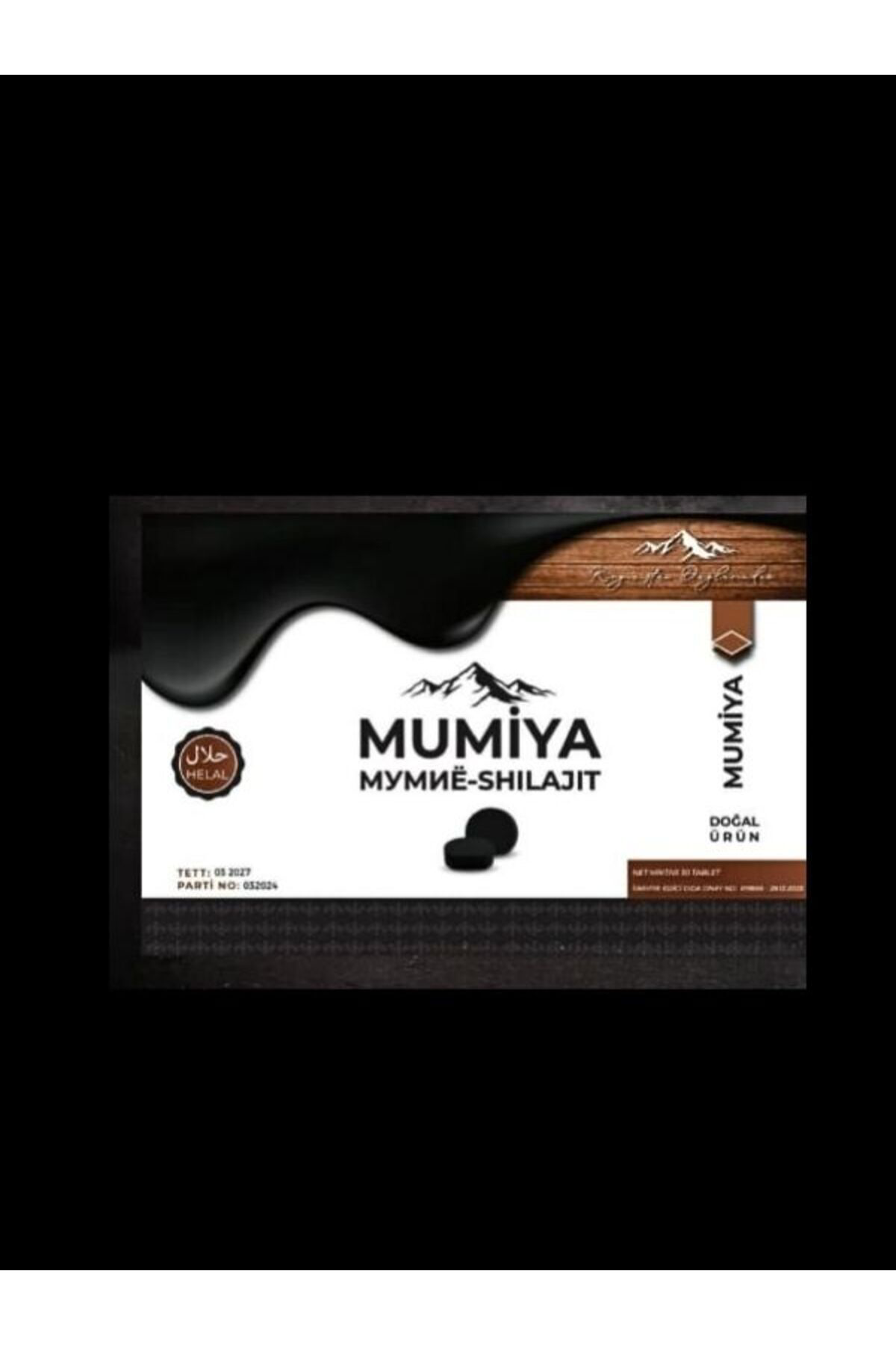 Mumiyo Tablet 30'lu Tablet Mumiya Tablet 3 ADET