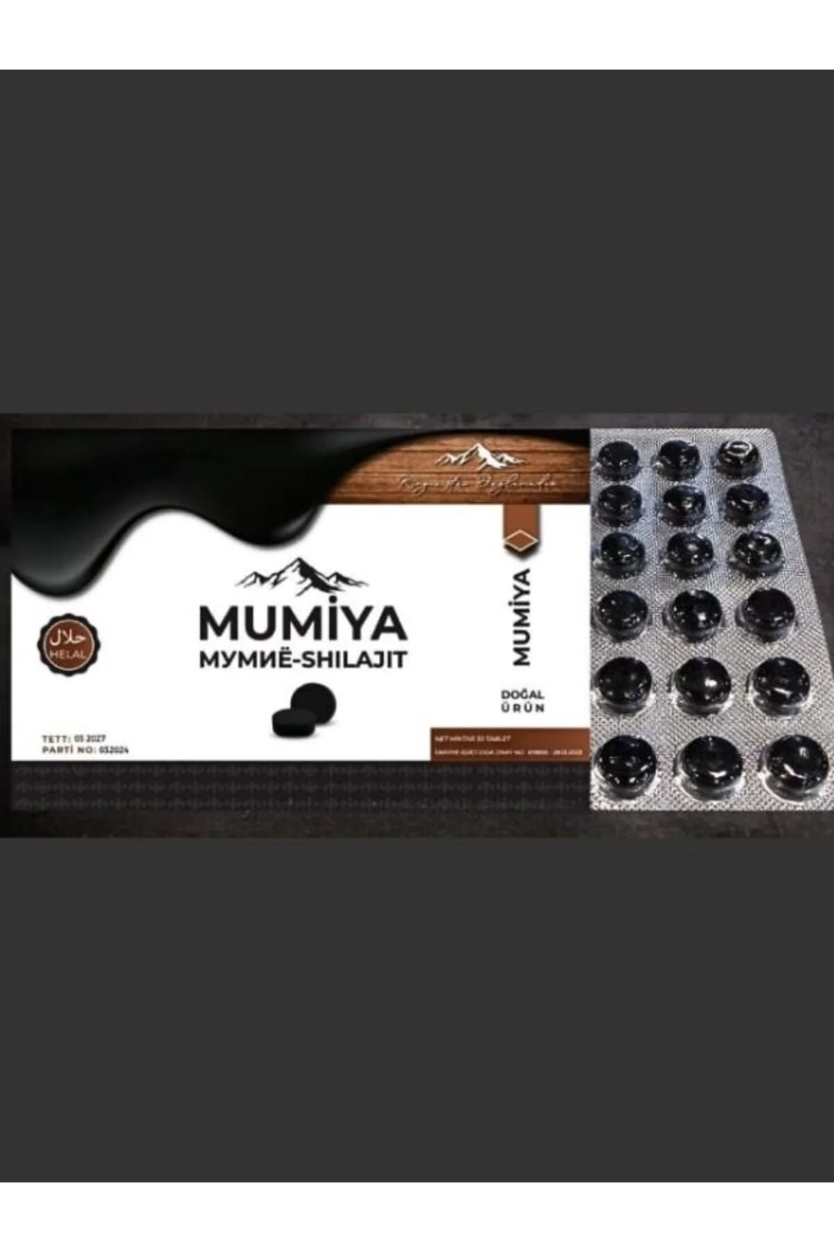 Mumiyo Tablet 30'lu Tablet Mumiya Tablet 2 ADET