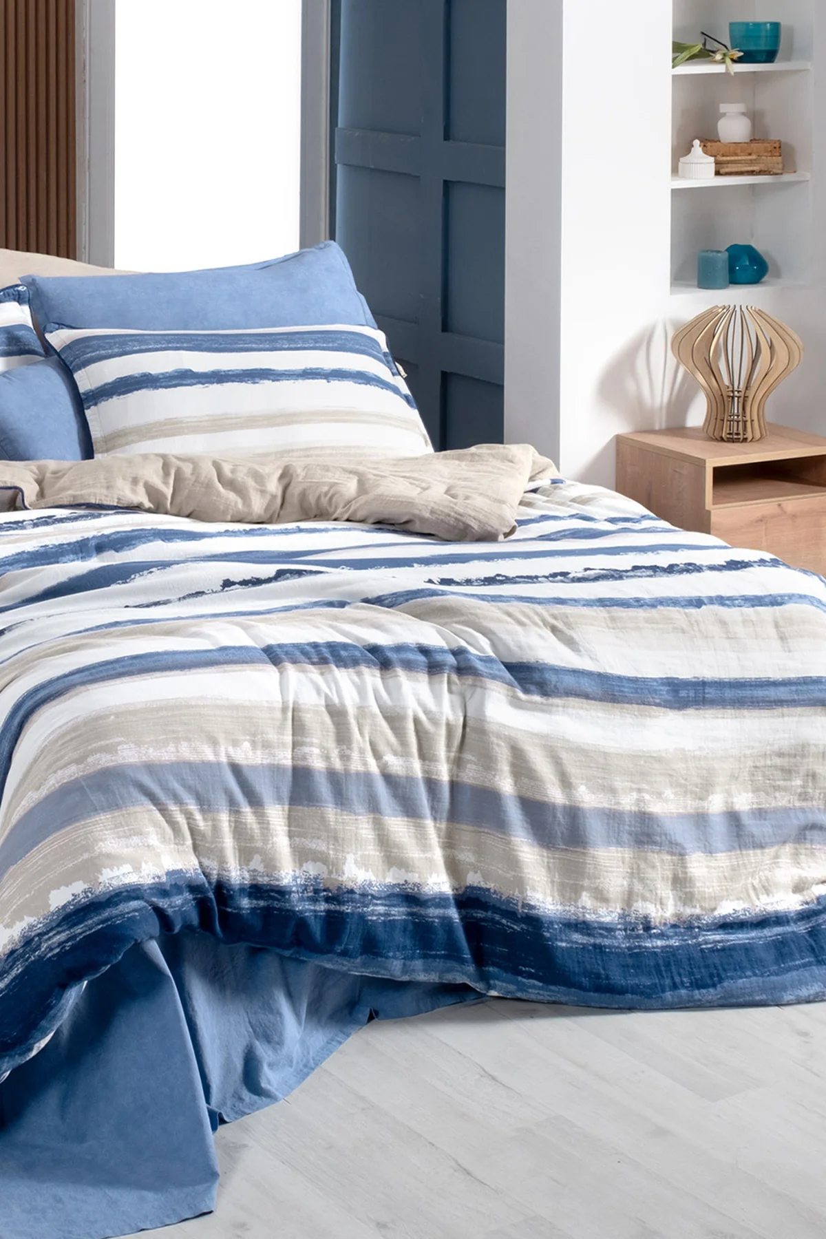 Mundo Çift Kişilik %100 Pamuk Mood Comfort Yıkamalı Nevresim Takı
