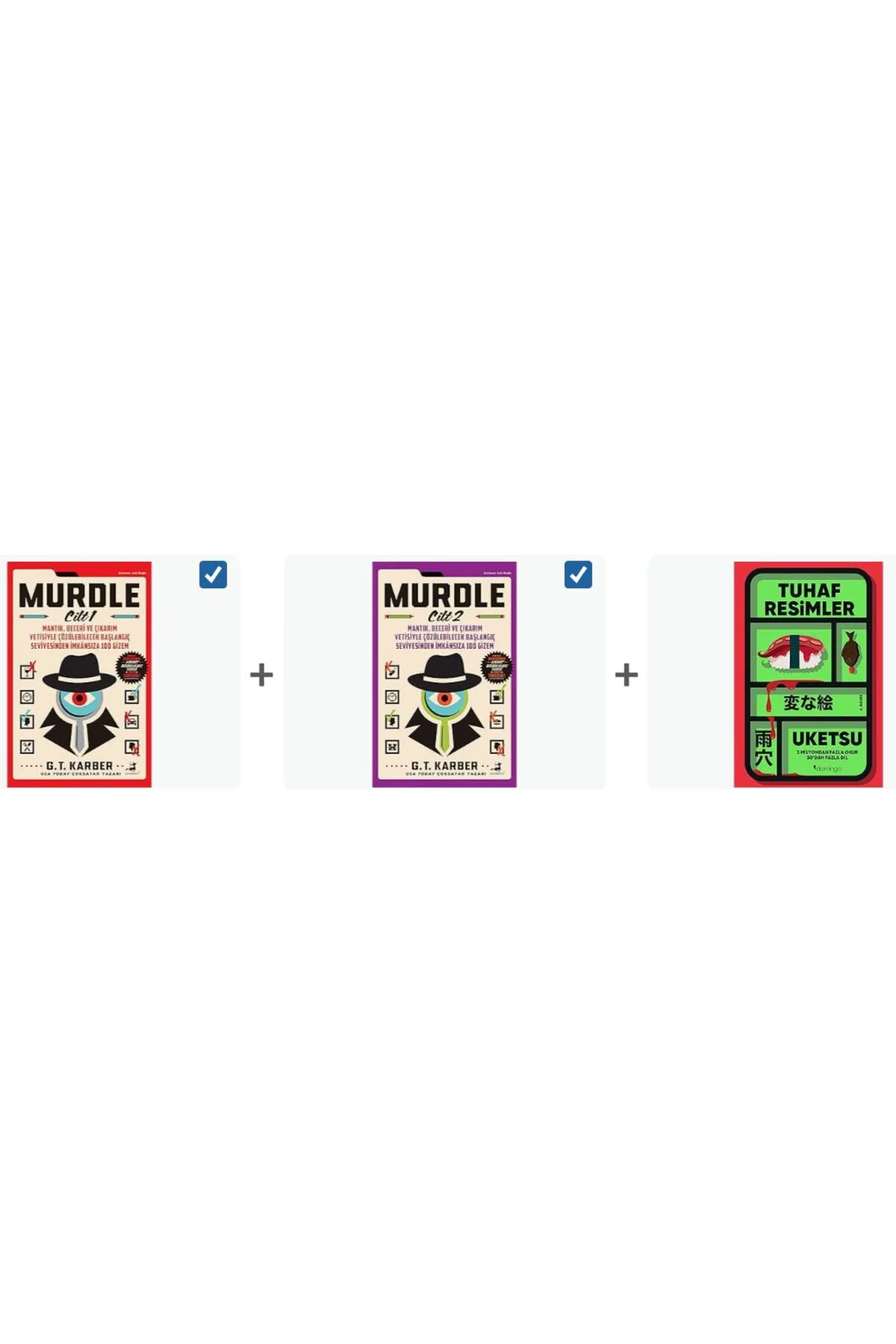 murdle cilt 1+ murdle cilt 2+tuhaf resimler=(3kitap) Fiyatı, Yorumları ve Özellikleri