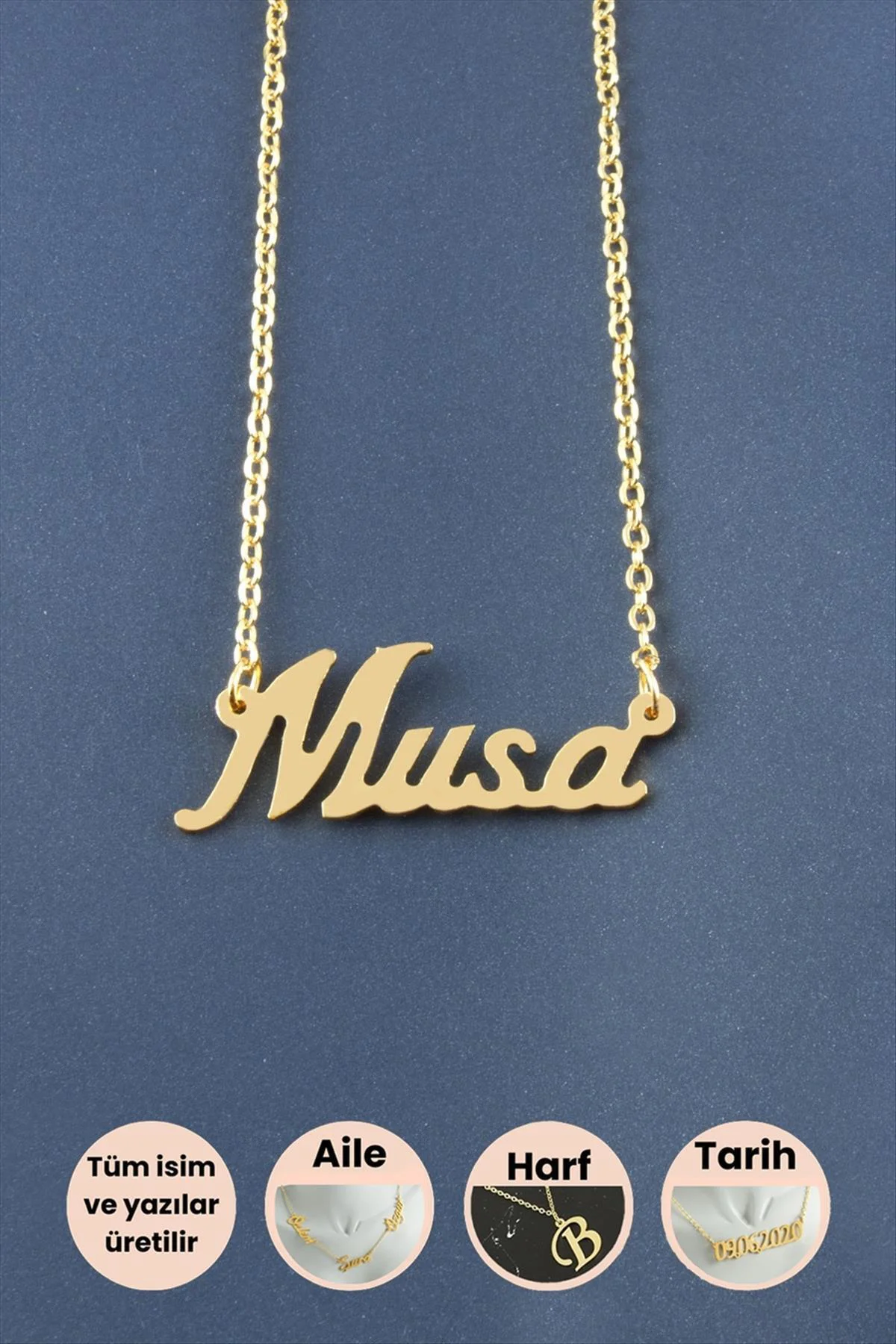 Musa İsimli Kolye Musa İsimli Kolye