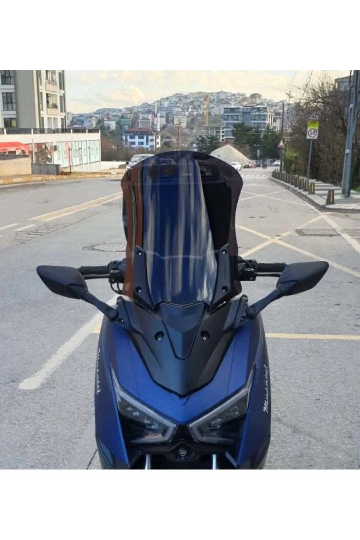 Musatti Glamaro Max 125 Ön Cam 2023-2026 Model 50cm Siyah Renkli 