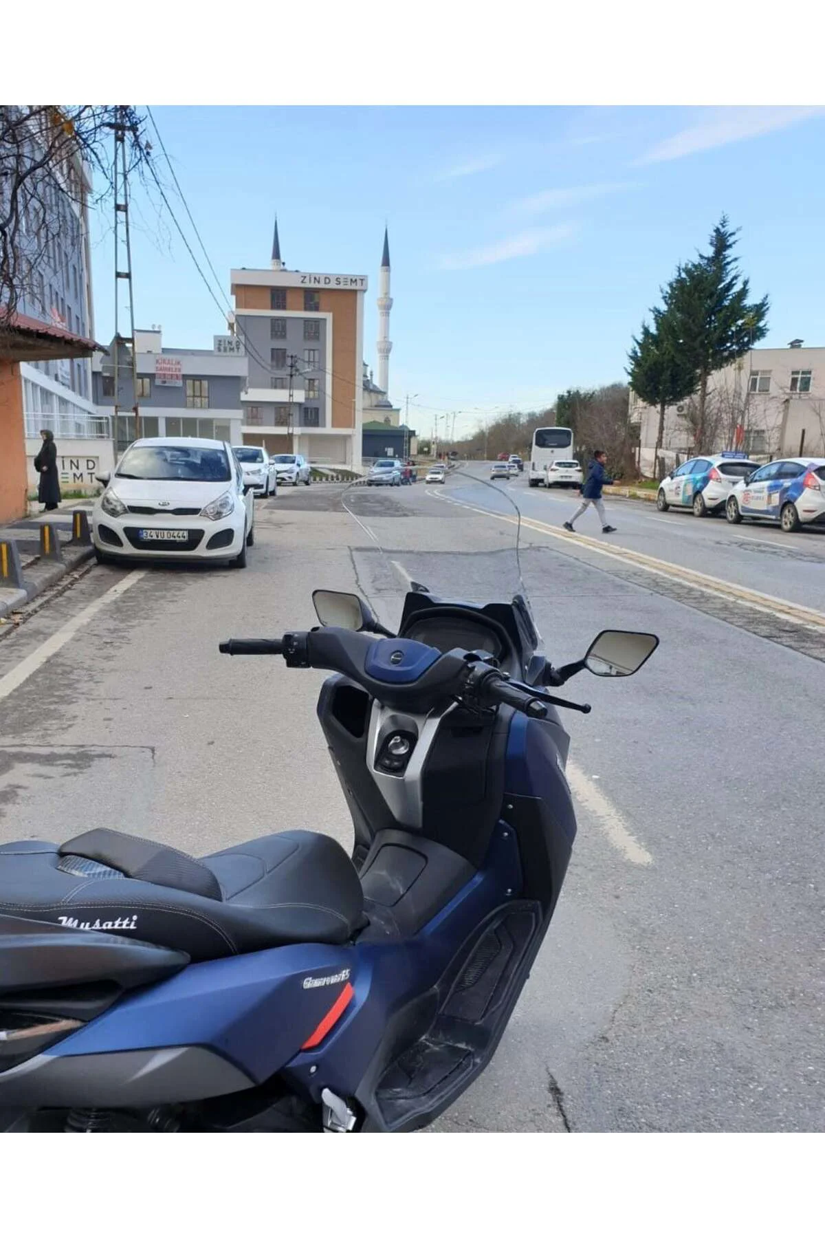Musatti Glamaro Max 125 Ön Cam 2023-2026 Model 50cm Şeffaf Renkli