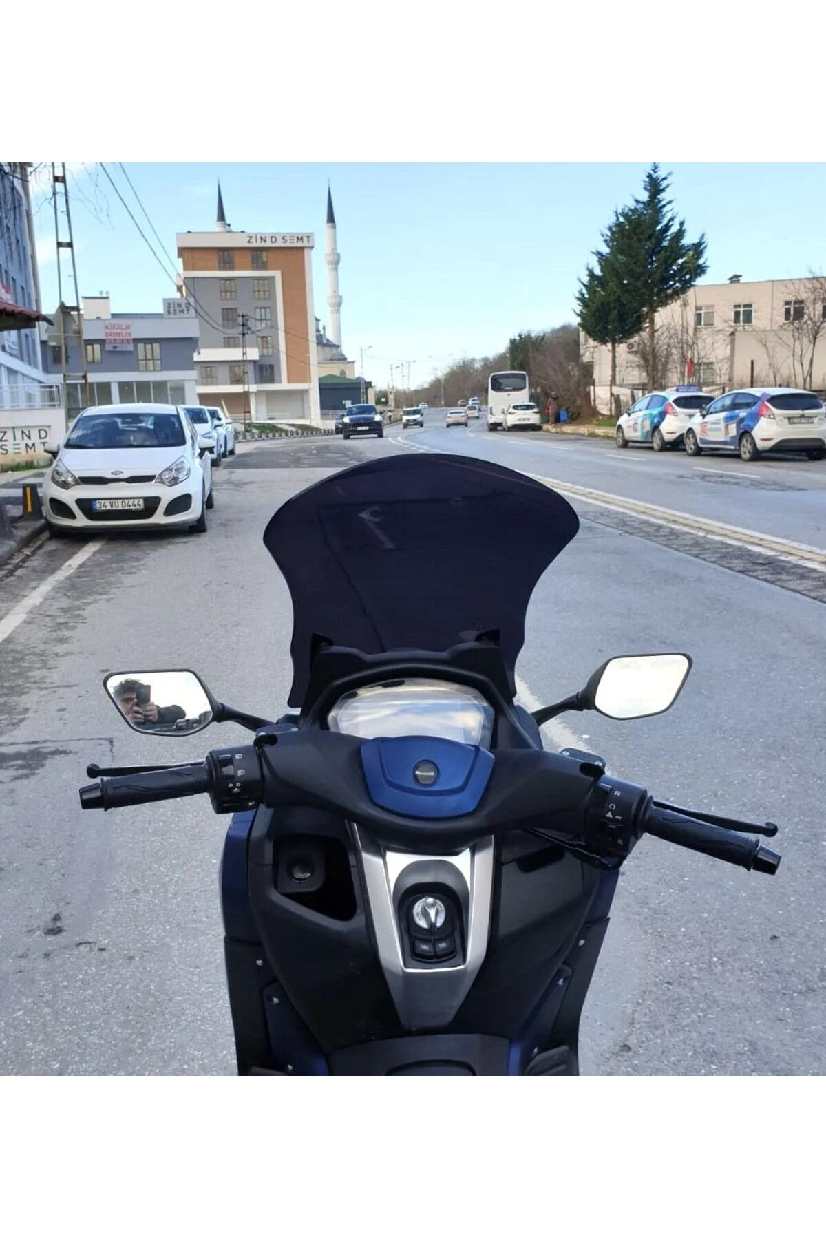 Musatti Glamaro Max 125 Ön Cam 2023-2026 Model 50cm Siyah Renkli 