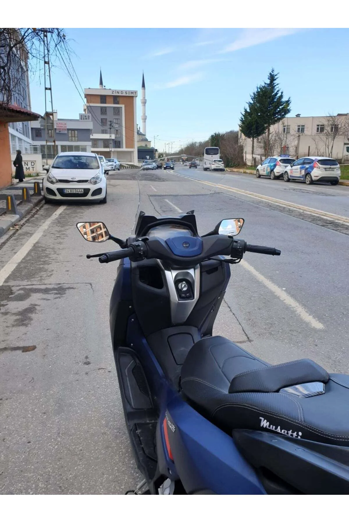 Musatti Glamaro Max 125 Ön Cam 2023-2026 Model 50cm Şeffaf Renkli
