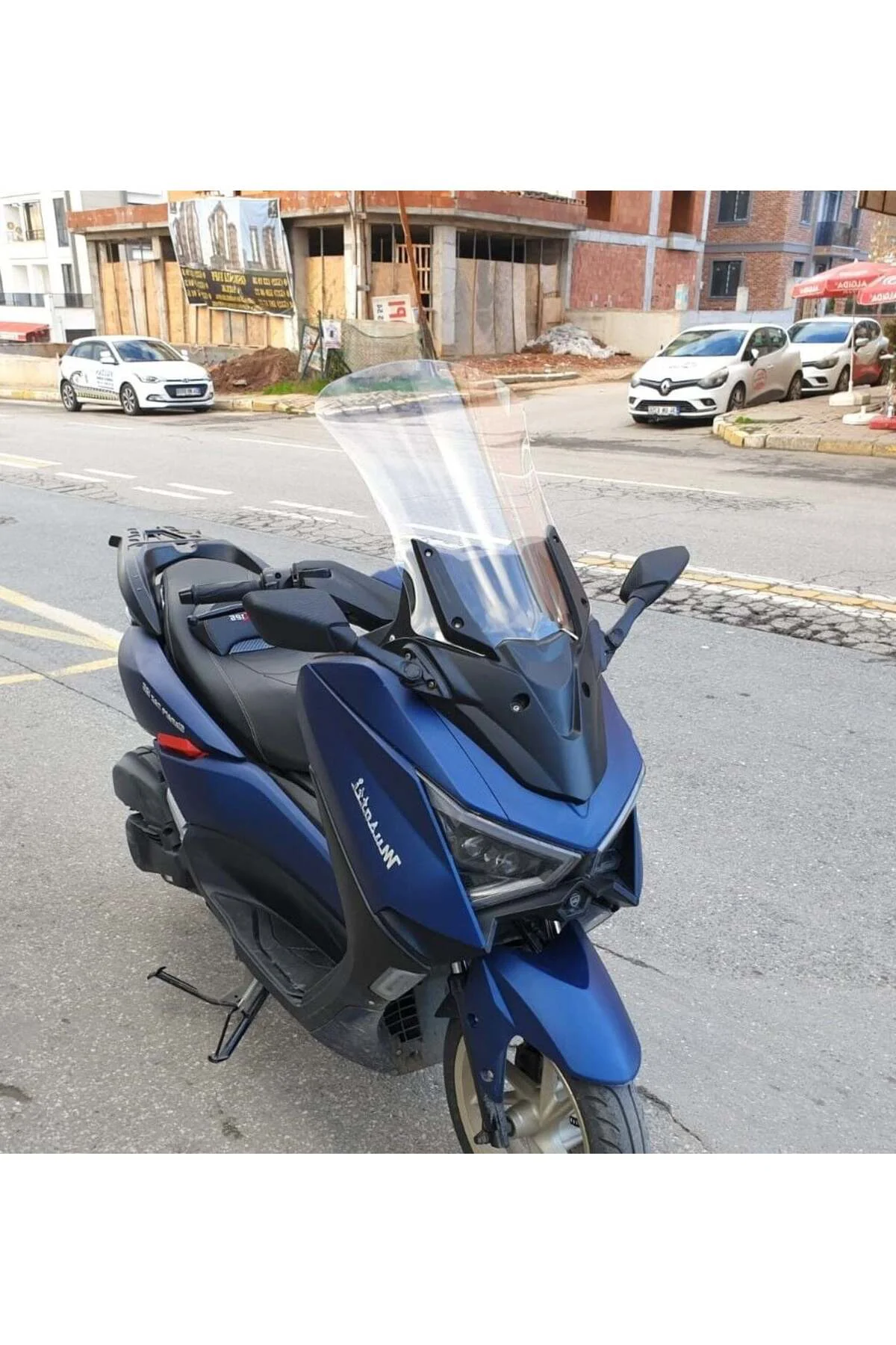 Musatti Glamaro Max 125 Ön Cam 2023-2026 Model 50cm Şeffaf Renkli