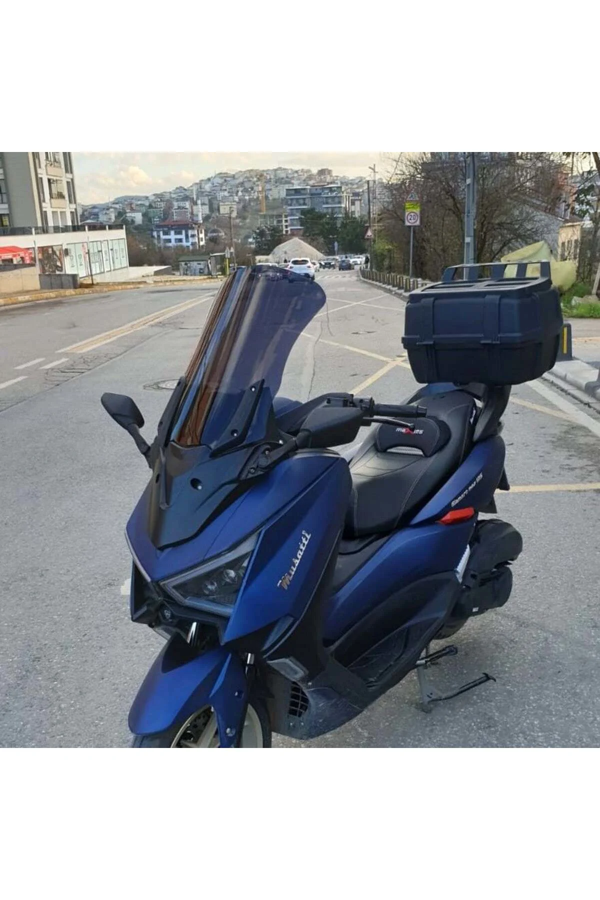 Musatti Glamaro Max 125 Ön Cam 2023-2026 Model 50cm Siyah Renkli 