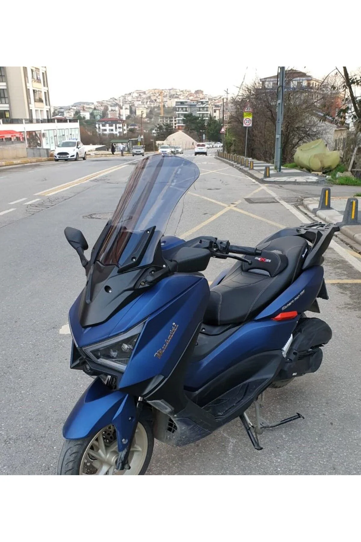 Musatti Glamaro Max 125 Ön Cam 2023-2026 Model 50cm Füme Renkli 4