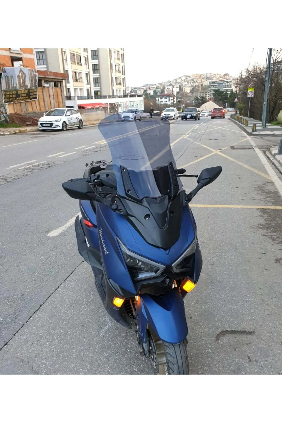 Musatti Glamaro Max 125 Ön Cam 2023-2026 Model 50cm Füme Renkli 4