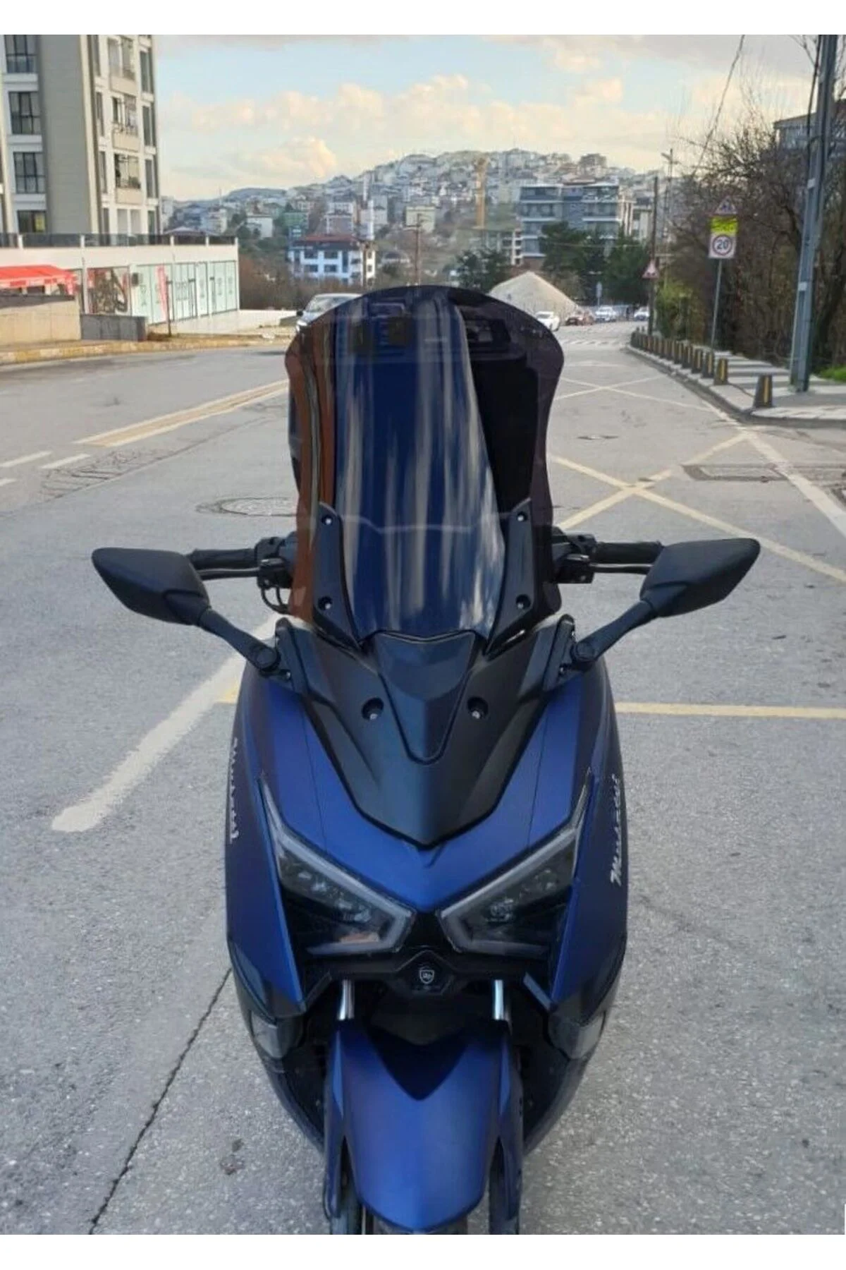 Musatti Glamaro Max 125 Ön Cam 2023-2026 Model 50cm Siyah Renkli 