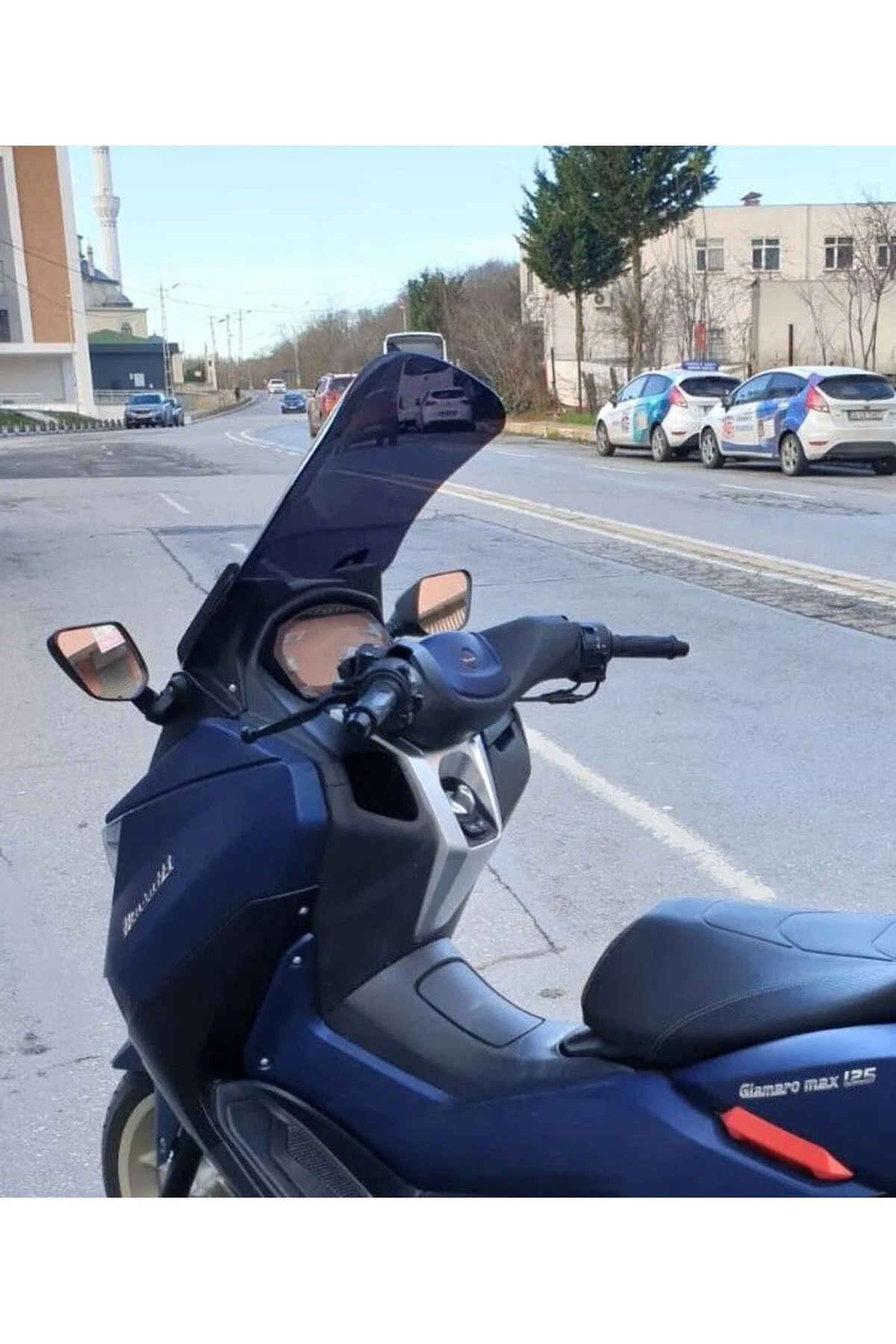 Musatti Glamaro Max 125 Ön Cam 2023-2026 Model 50cm Siyah Renkli 