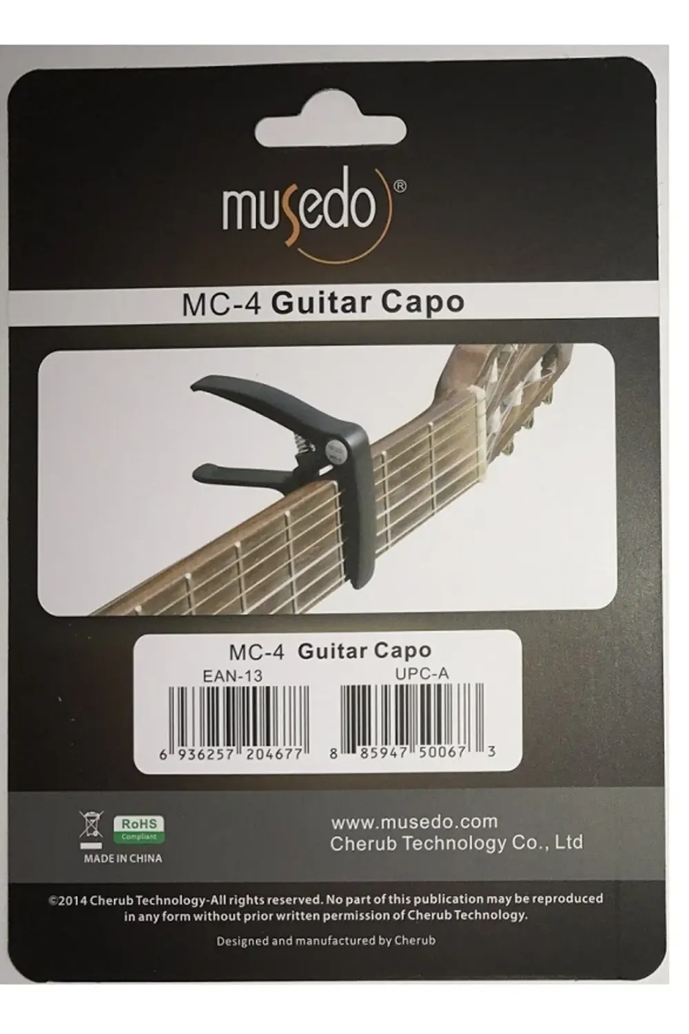 MC4BK MUSEDO KAPO KLASİK GİTAR İÇİN SİYAH