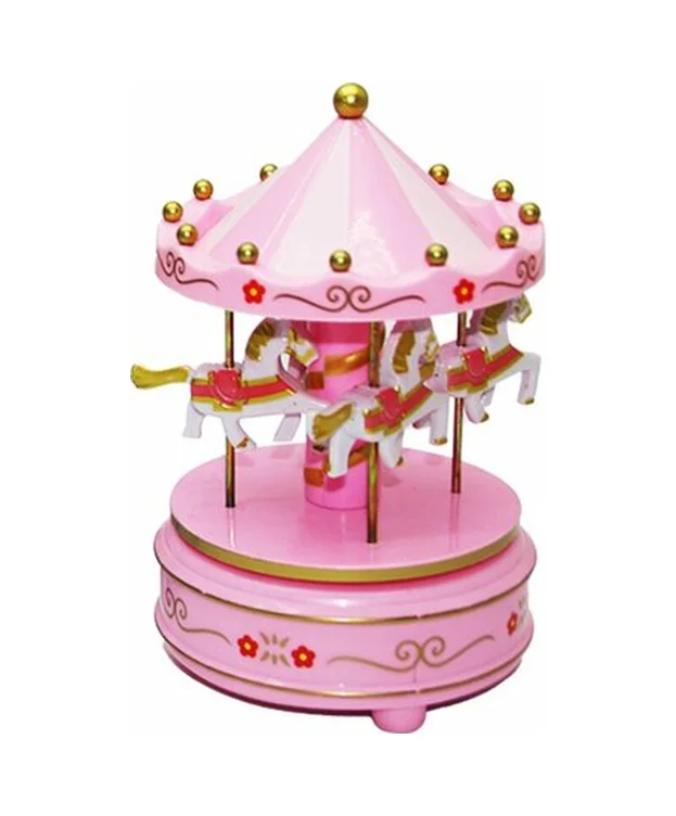 Music Box Carousel Müzikli Atlı Karınca 5224