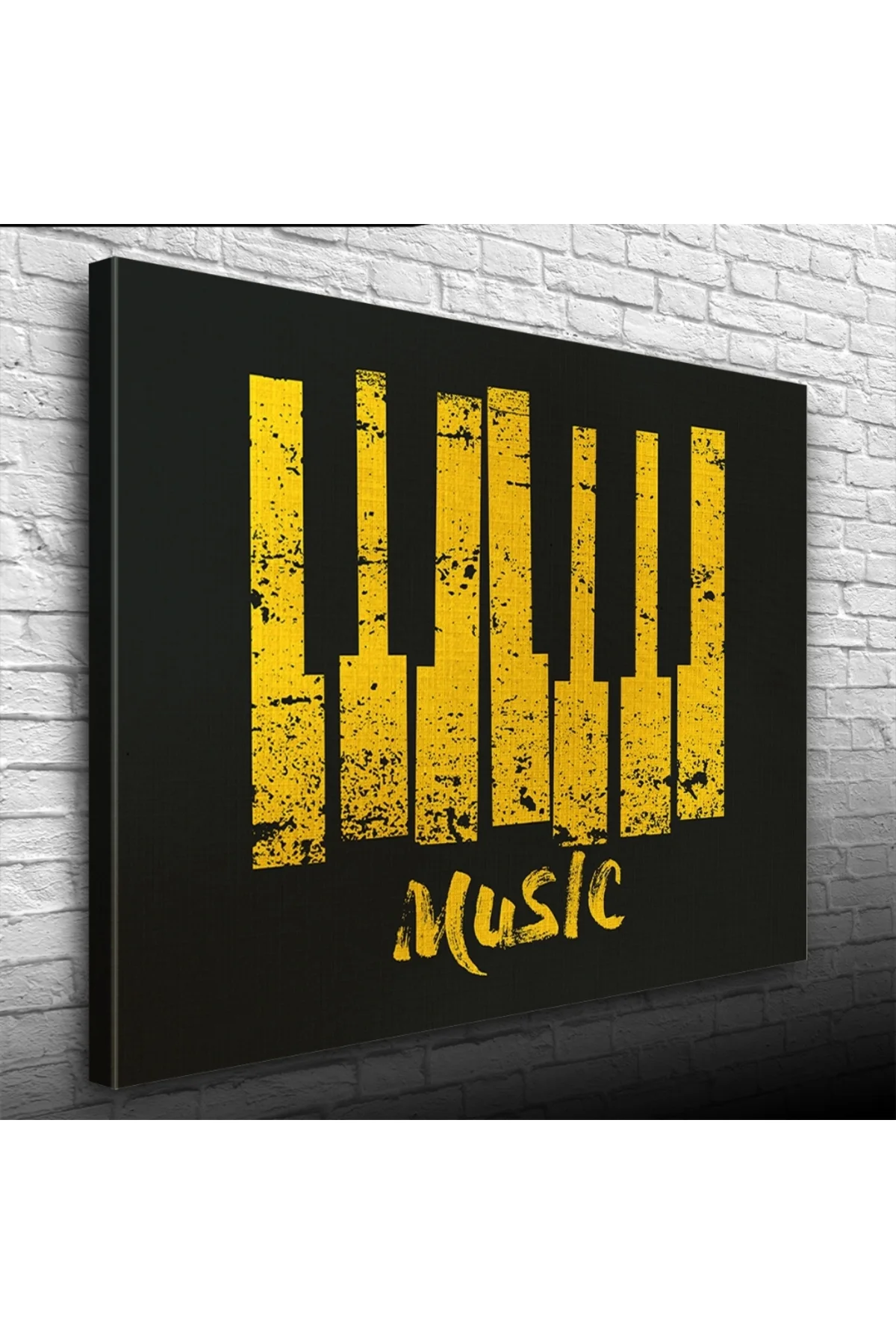 Music Piyano Tuşları Poster Kanvas Tablo 50 x 70