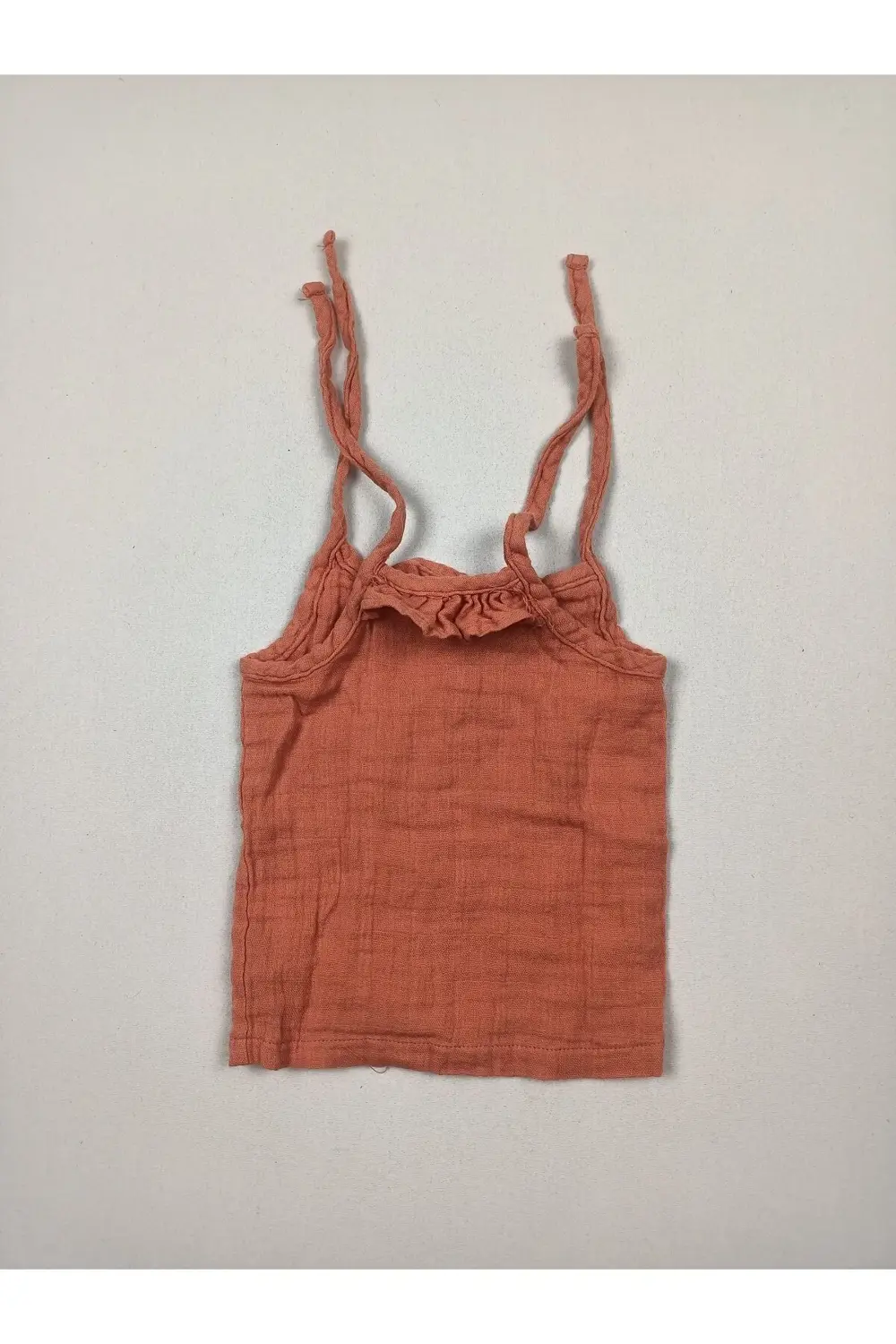 Müslin bebek askılı elbise takım