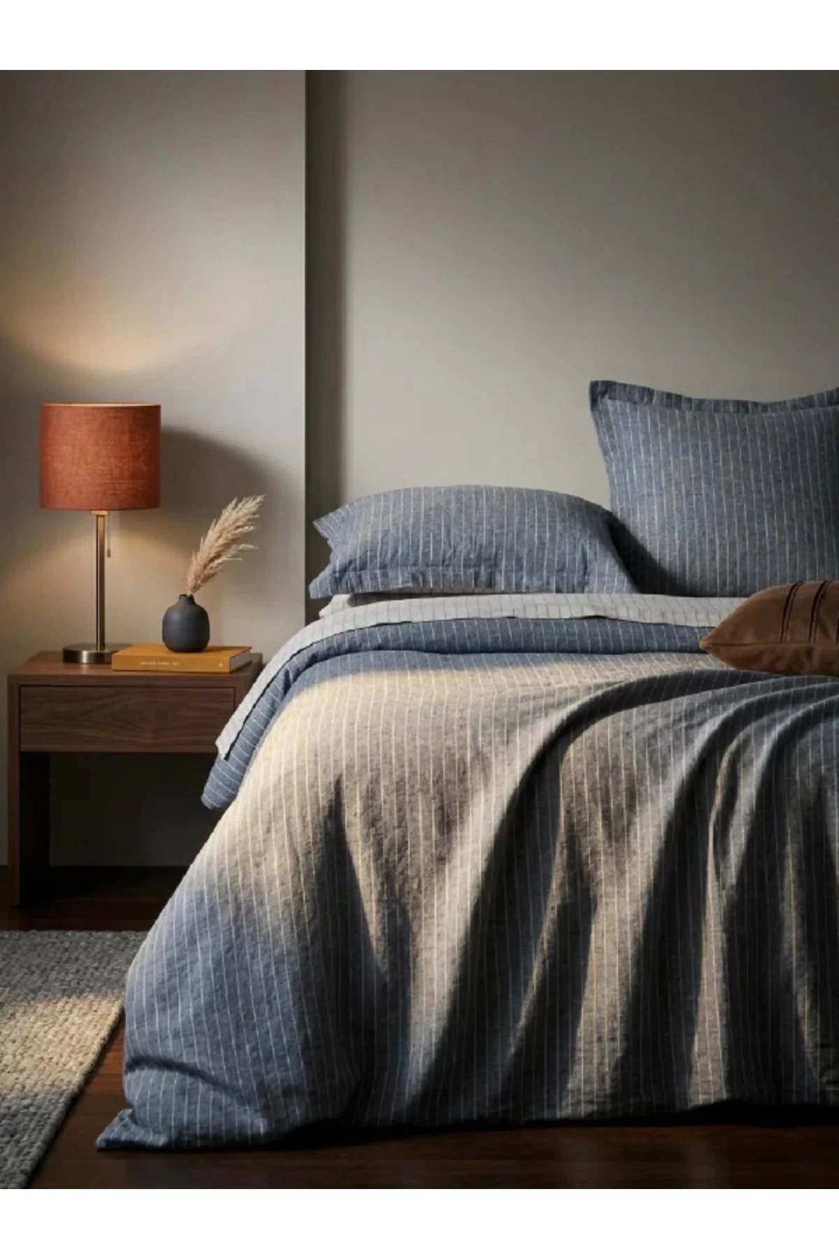 Müslin Yatak Örtüsü Takımı 4’lü Set(NEV240X260 ÇARŞAF 180X200+30 