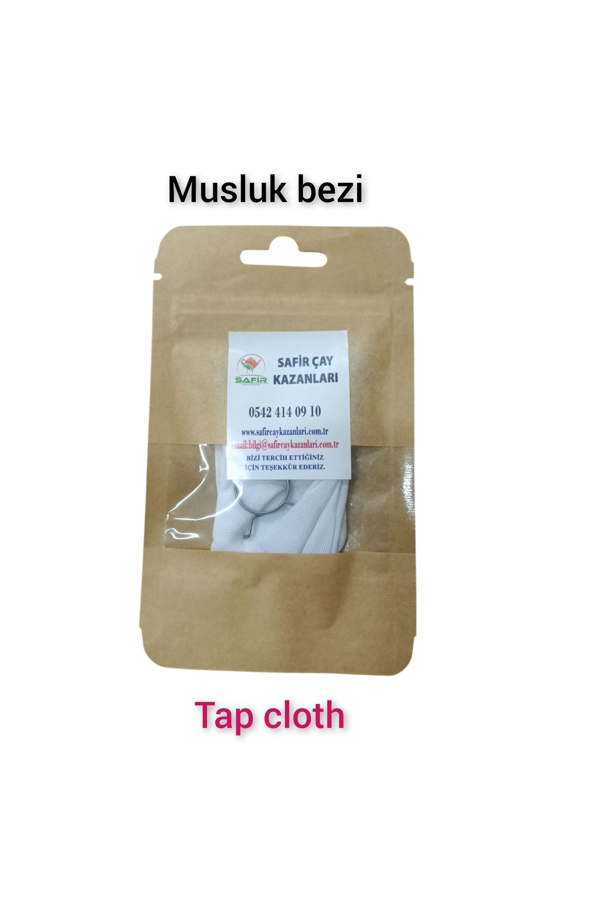 Safir Musluk Bezi Çay Ocaği Kazani İçin Safir Musluk Bezi 3 Paket 15 Ad