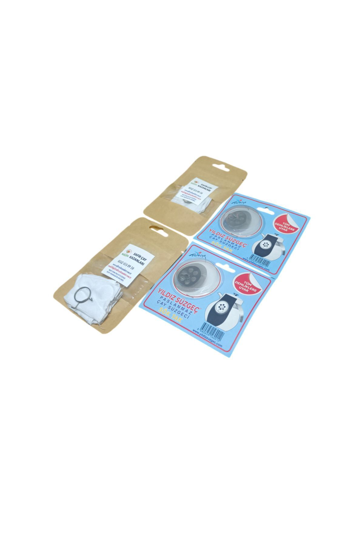 Musluk Bezi + Yıldız Demlik Süzgeci İkili set kampanya 2 pk. beşl