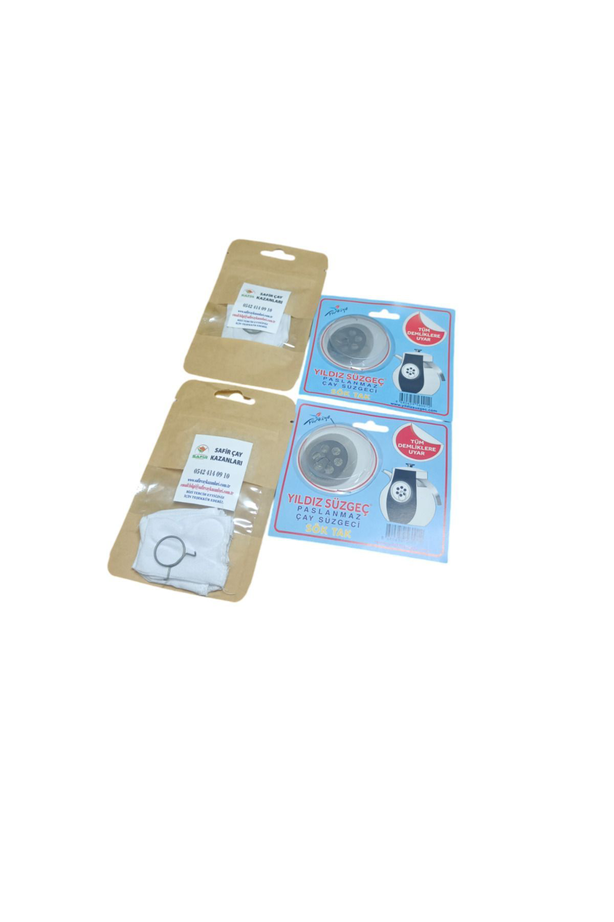 Musluk Bezi + Yıldız Demlik Süzgeci İkili set kampanya 2 pk. beşl