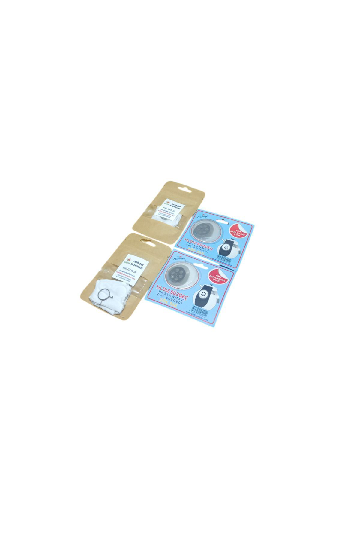 Musluk Bezi + Yıldız Demlik Süzgeci İkili set kampanya 2 pk. beşl