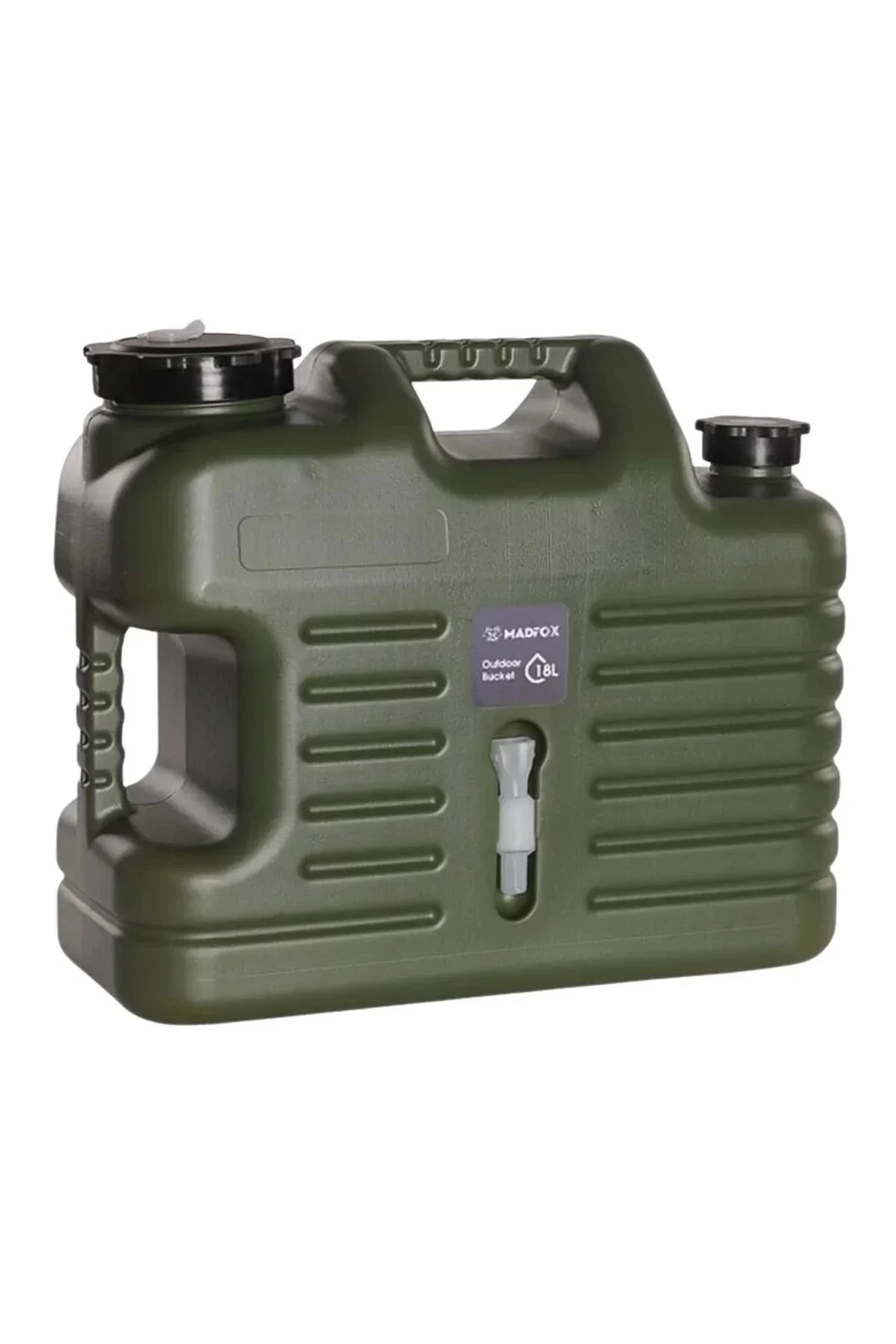 Musluklu Su Bidonu - Madfox Galon Air PE - 18 Litre - Yeşil - 547