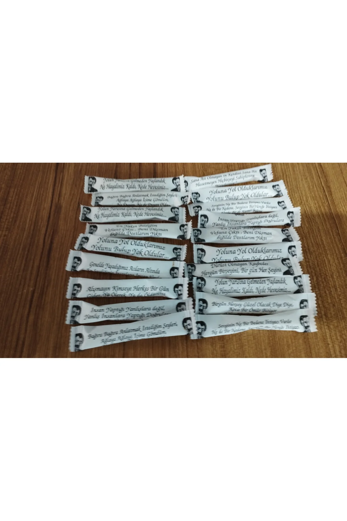Müslüm Baba Sözleri Stick Tpz Şeker 3 gr 100 Adet