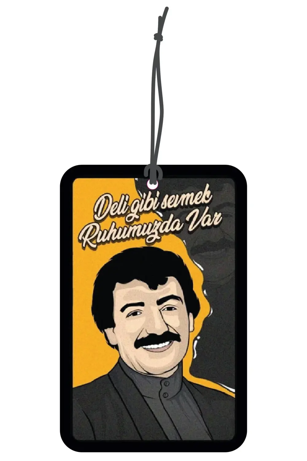 Müslüm Deli Gibi Sevmek Görselli Oto Kokusu Dikiz Ayna Süsü Torp