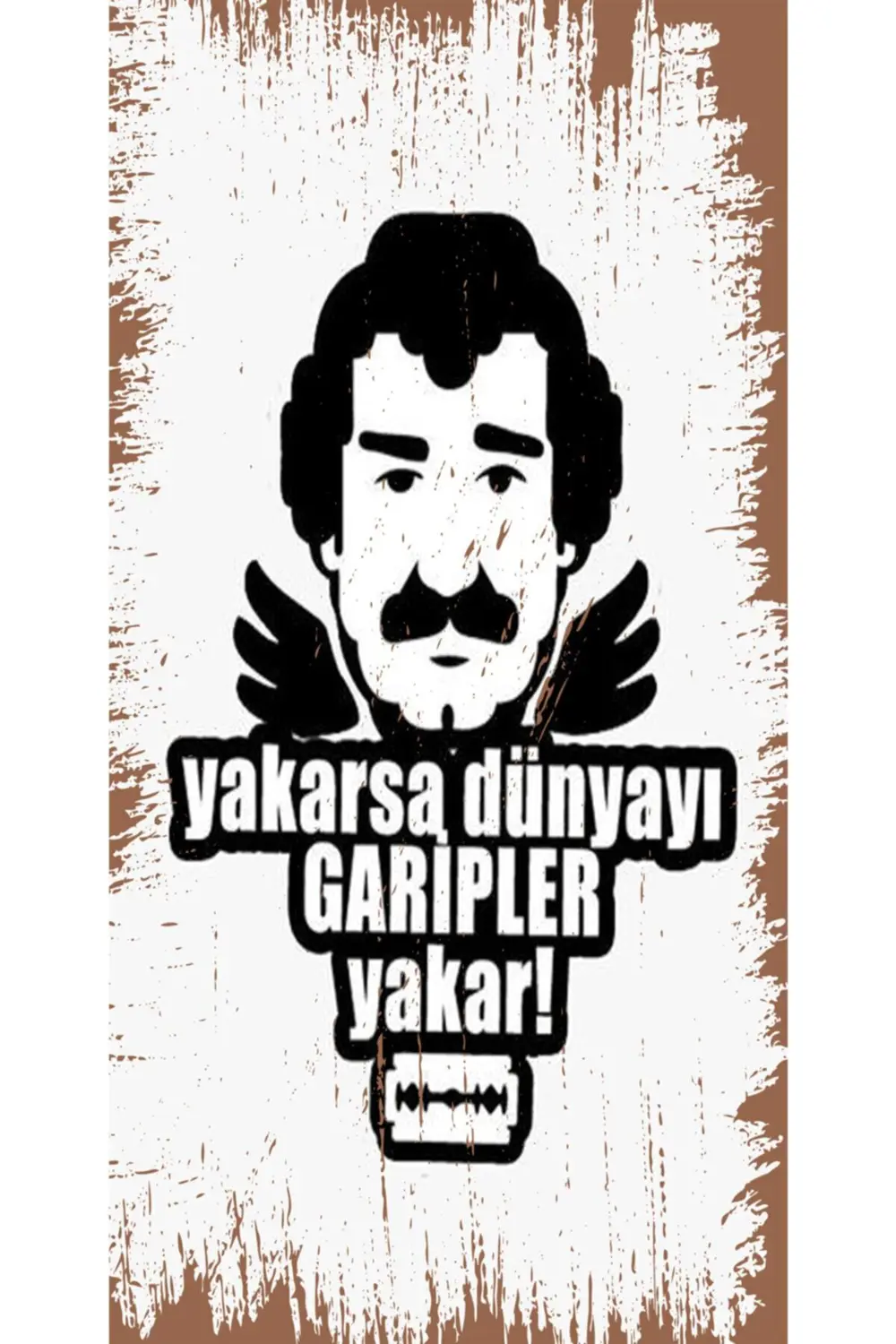 Müslüm Gürses 6'lı Ahşap Duvar Poster Seti - Hbb Özel Seri