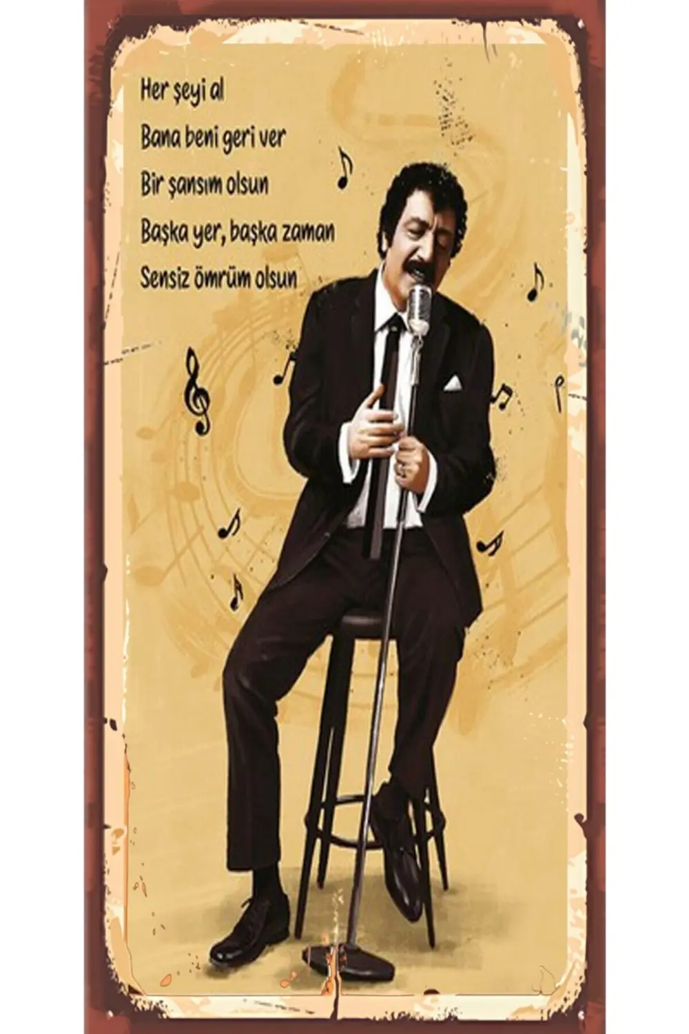 Müslüm Gürses 6'lı Ahşap Duvar Poster Seti - Hbb Özel Seri Müslüm Gürses 6'lı Ahşap Duvar Poster Seti - Hbb Özel Seri