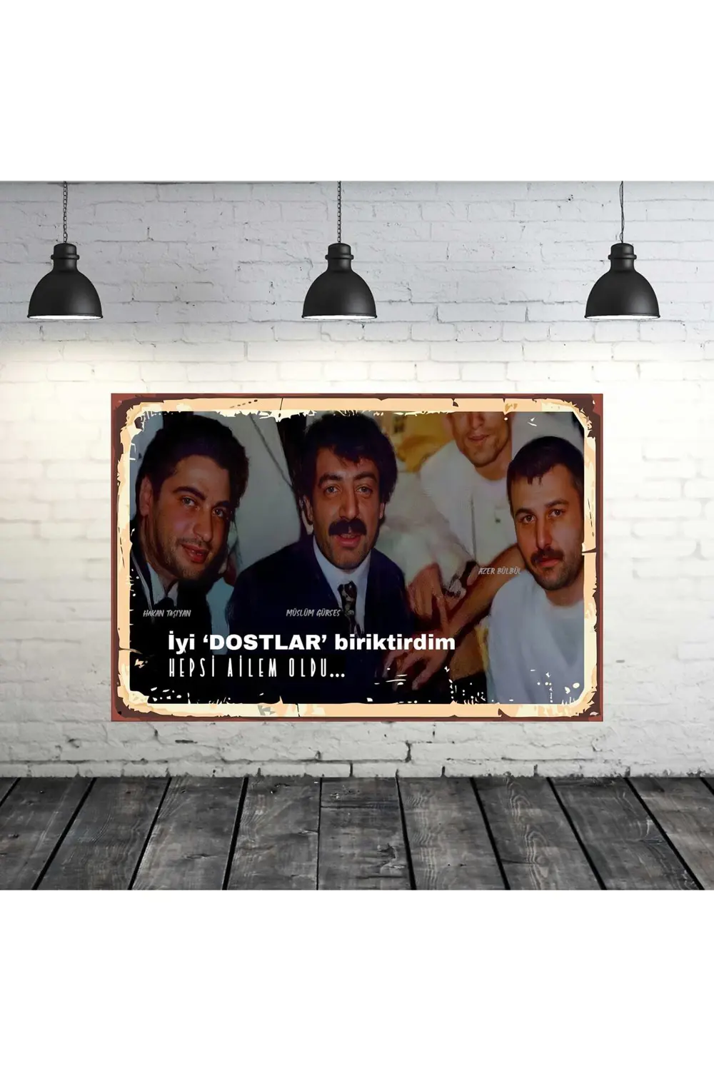 Müslüm Gürses Azer Bülbül & Hakan Taşıyan Tasarımlı 20x30 Cm Retr Fiyatı, Yorumları ve Özellikleri