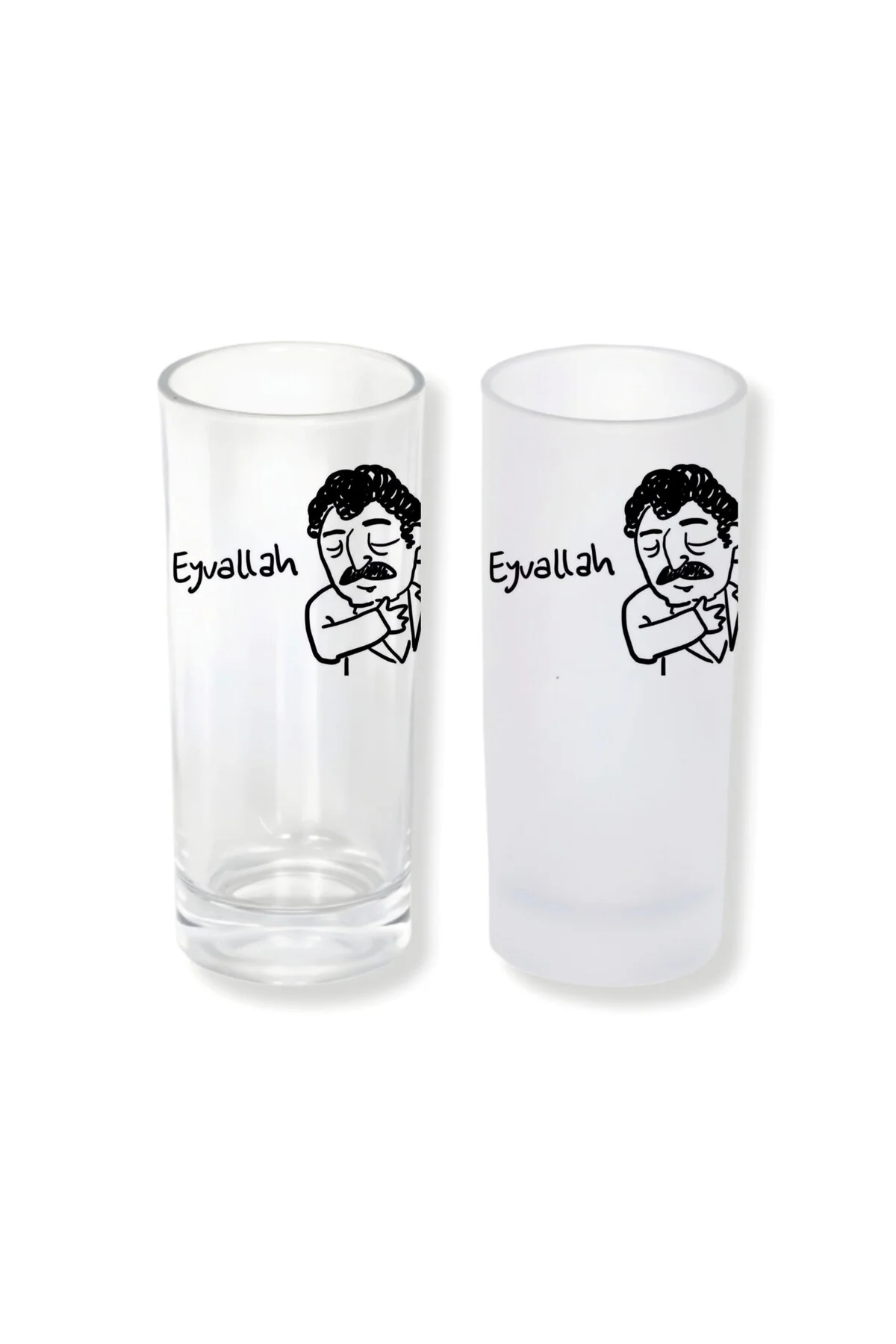 Müslüm Gürses Buzlu / Buzsuz Seçenekli Rakı Bardağı – 1 Adet Şık 
