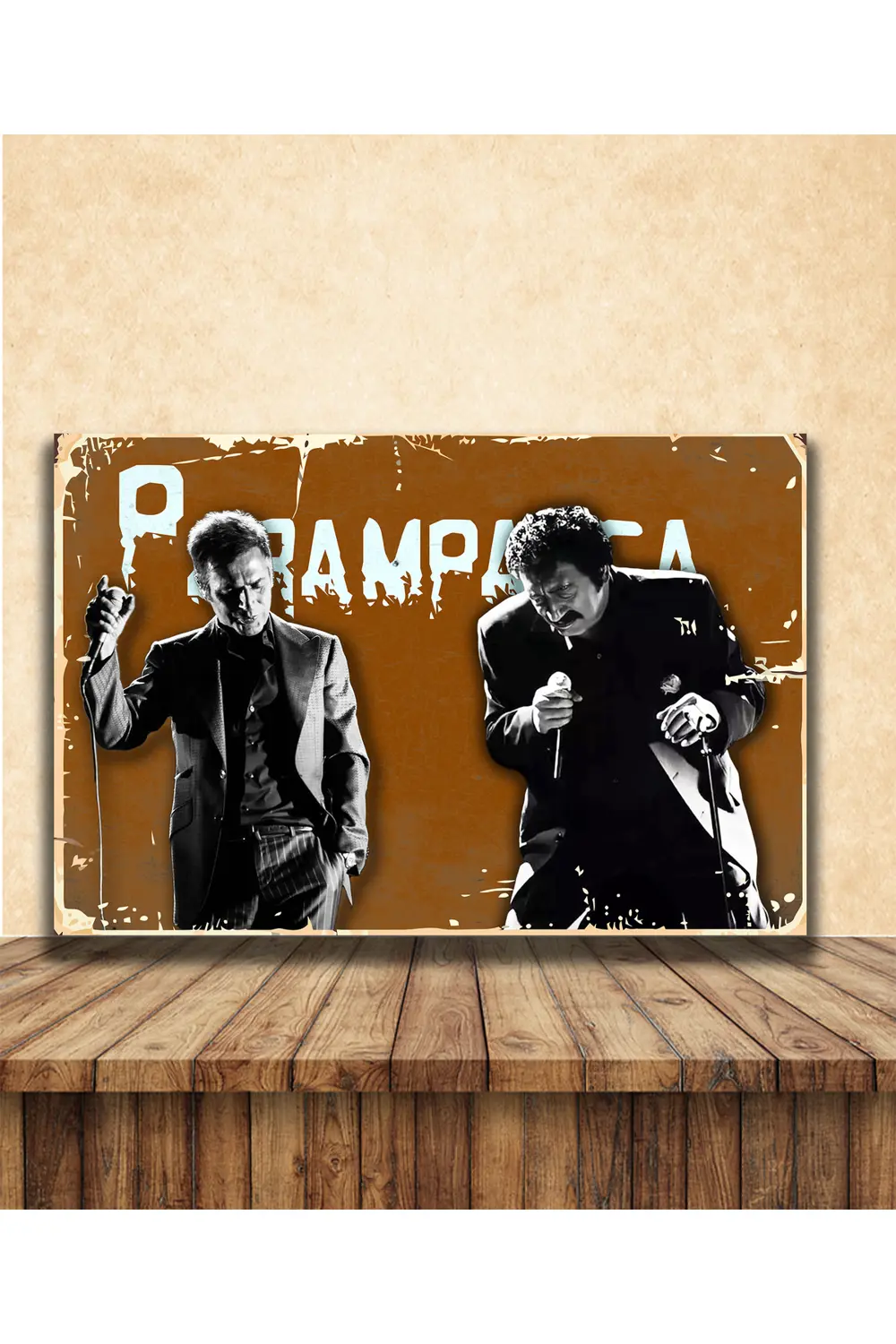 Müslüm Gürses Teoman Paramparça Temalı 20 x 30 CM MDF Duvar Tablo