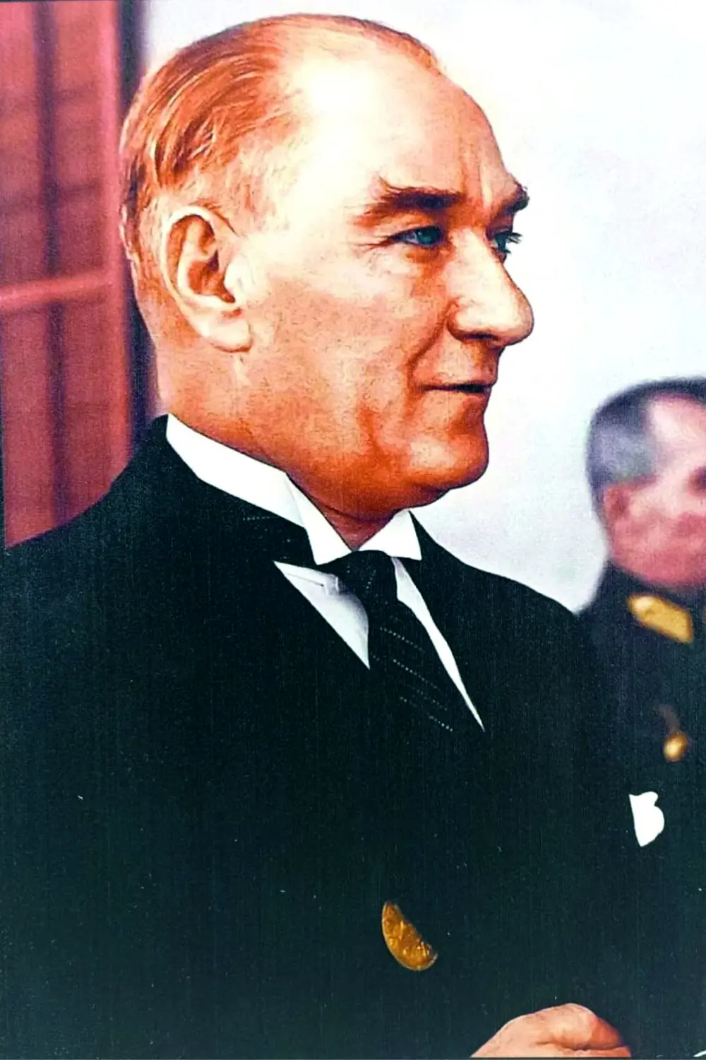 Mustafa Kemal Atatürk Dekoratif Retro Mdf Tablo ( Çerçeve Görünüm