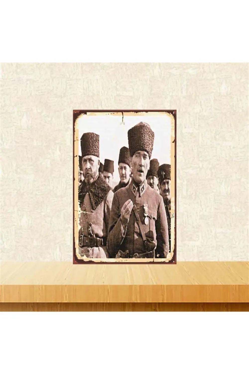 Mustafa Kemal Atatürk Retro Ahşap Poster 20x30 cm Tkfx4005 Fiyatı, Yorumları ve Özellikleri
