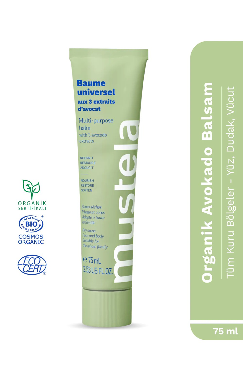 Mustela 3 Etkili Avokado Balsam 75 ml