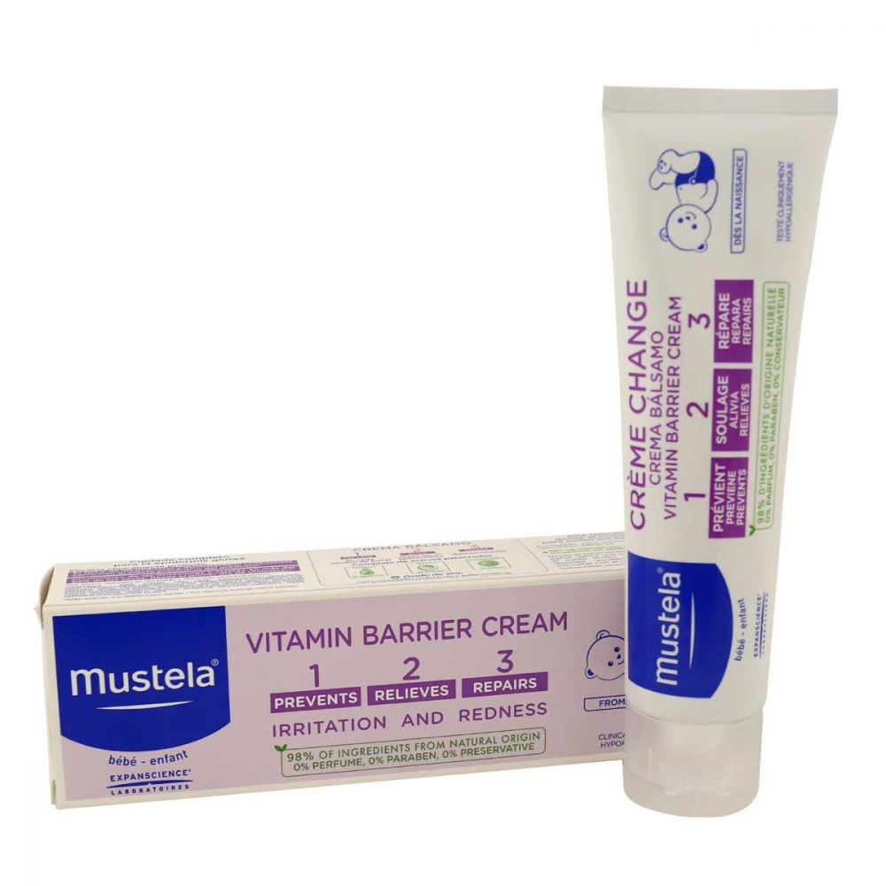 Mustela Baby Vitamin Barrier 1.2.3.Cream Pişik Önleyici Krem 100 
