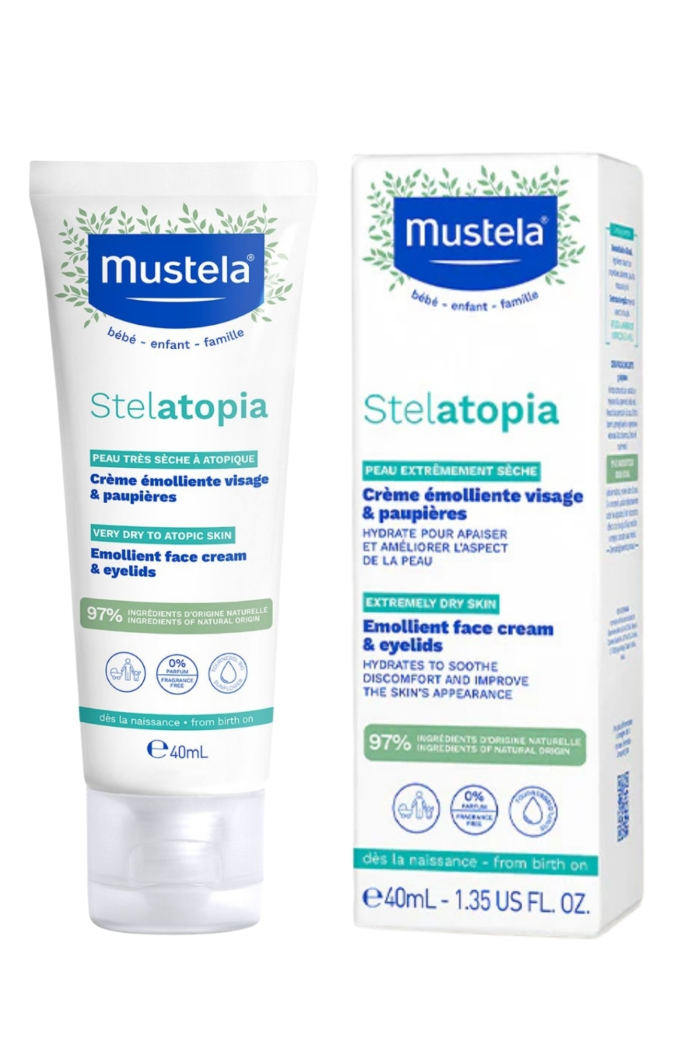 Mustela Stelatopia Emolyent Yüz Kremi 40 ml