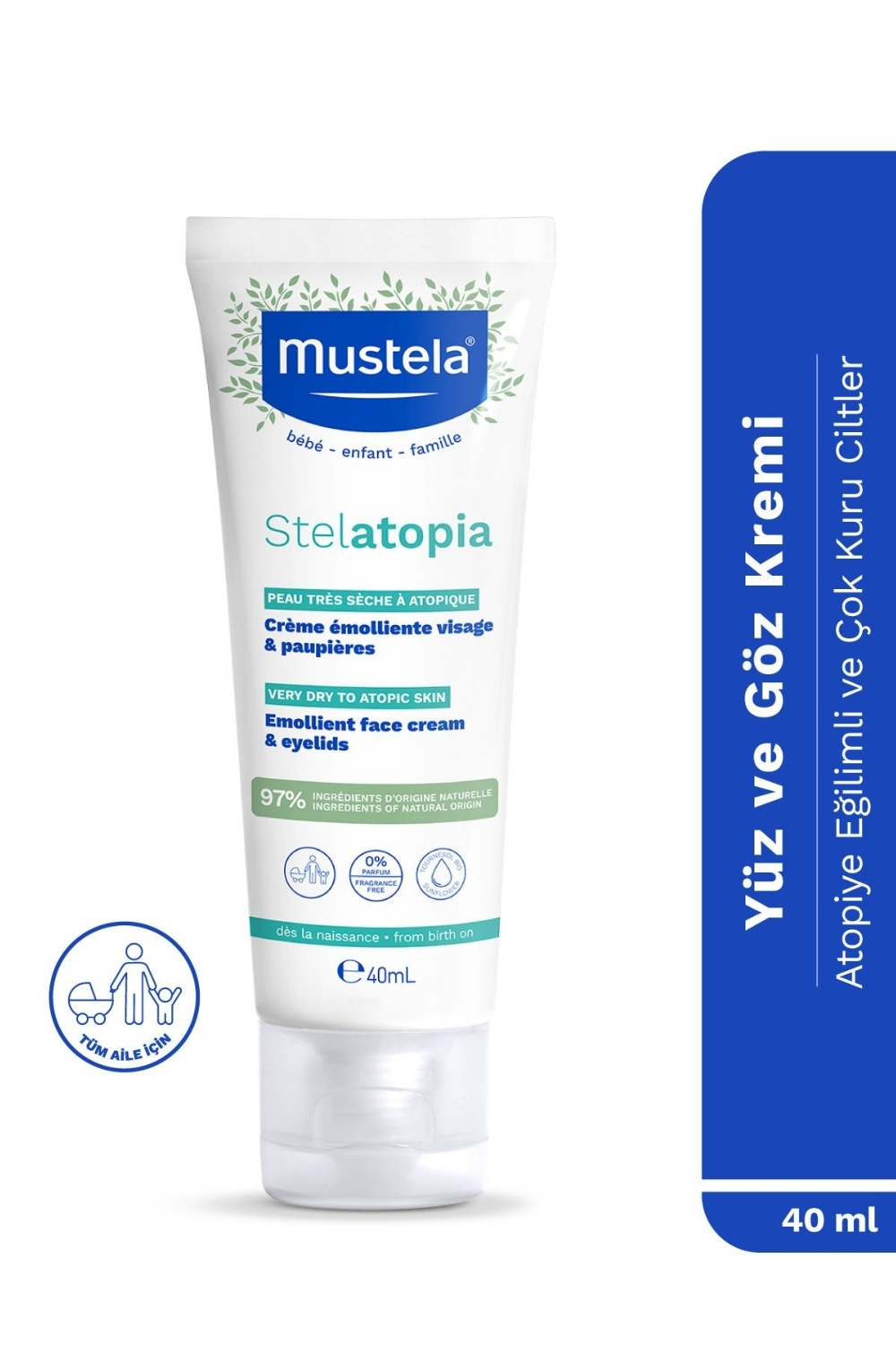 Mustela Stelatopia Emolyent Yüz Kremi 40 ml